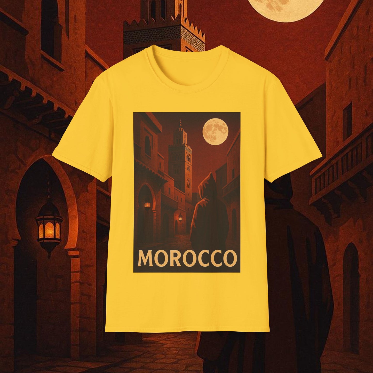 "Camiseta  Marruecos: Magia del Desierto y Ciudades de Mil Colores 🐪🏜️🕌"