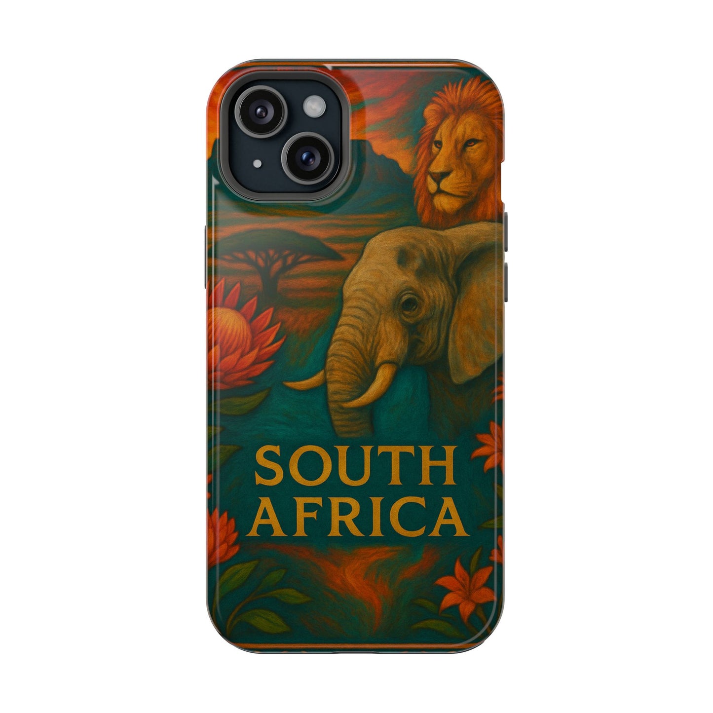 "Funda Magnética Reforzada Magnética Reforzada Sudáfrica 🌍 – Un mundo de aventuras y diversidad"