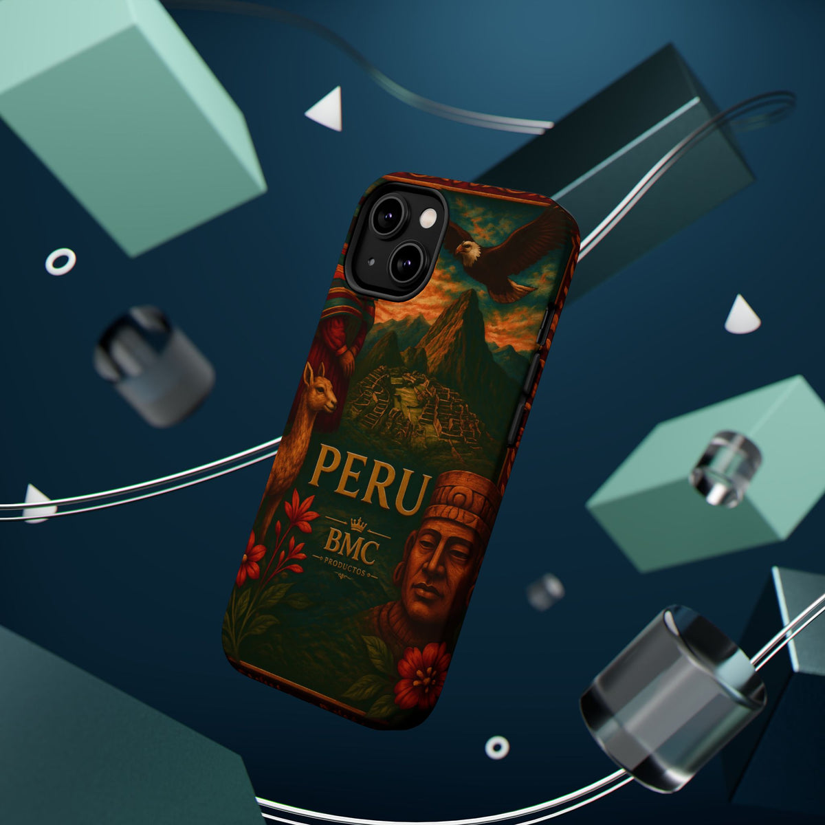 "Peru: Mysticism, History, and Eternal Wonders Reinforced Magnetic Case 🏔️🦙🛕"