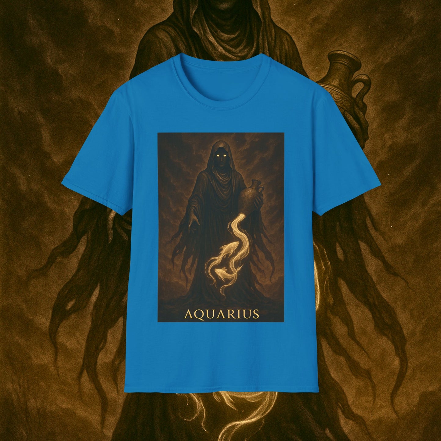 "Camiseta ♒ ACUARIO – El Visionario del Cielo y el Agua"