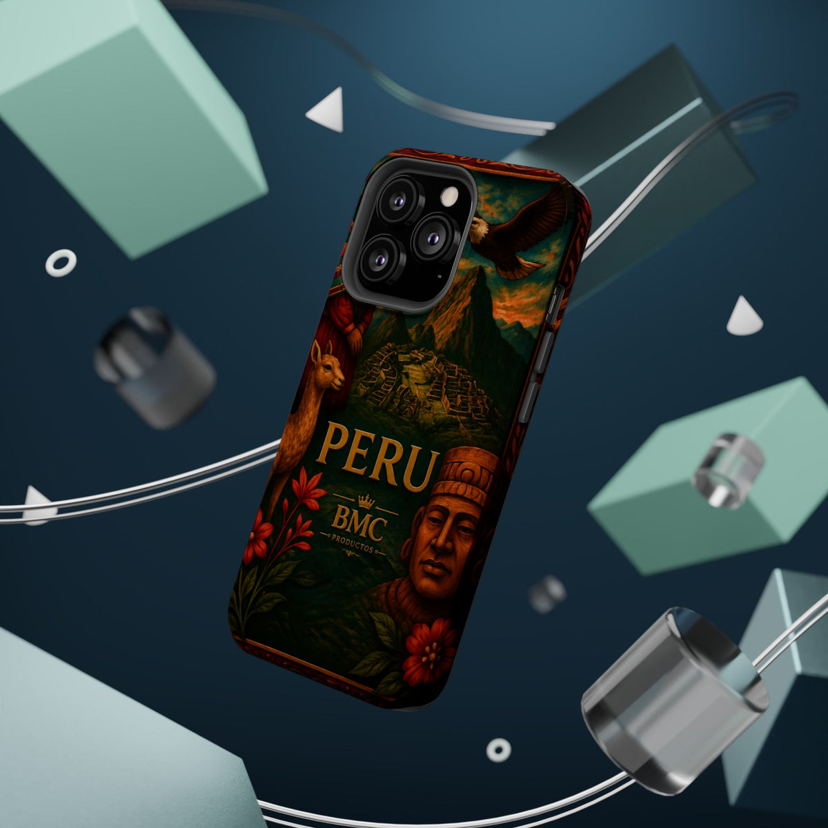 "Peru: Mysticism, History, and Eternal Wonders Reinforced Magnetic Case 🏔️🦙🛕"