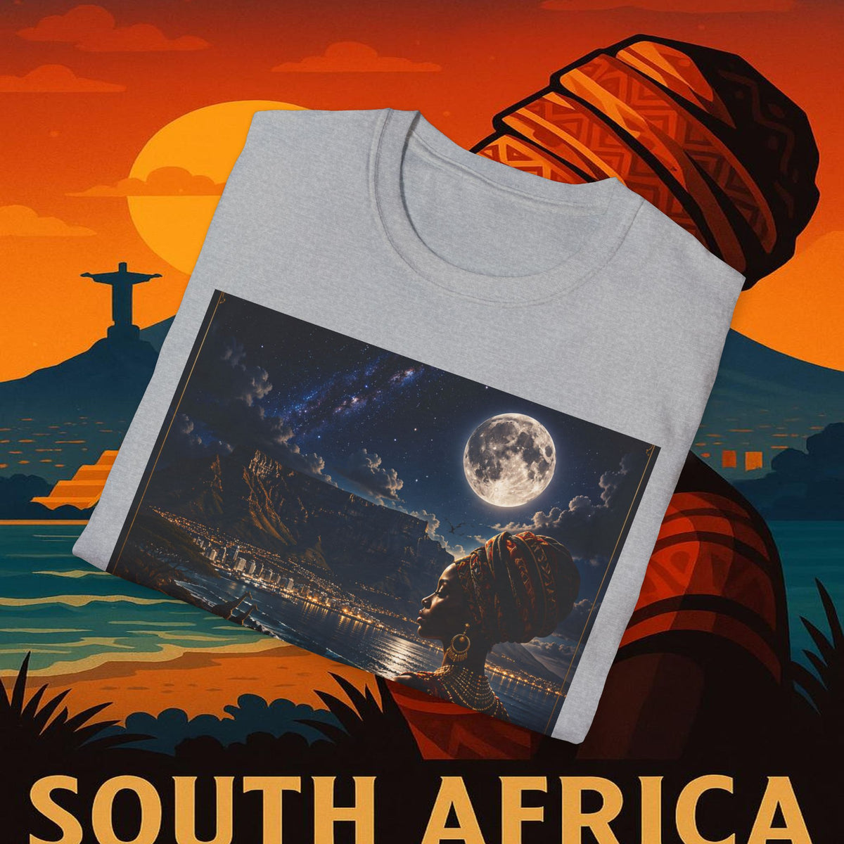 "Camiseta Sudáfrica 🌍 – Un mundo de aventuras y diversidad"