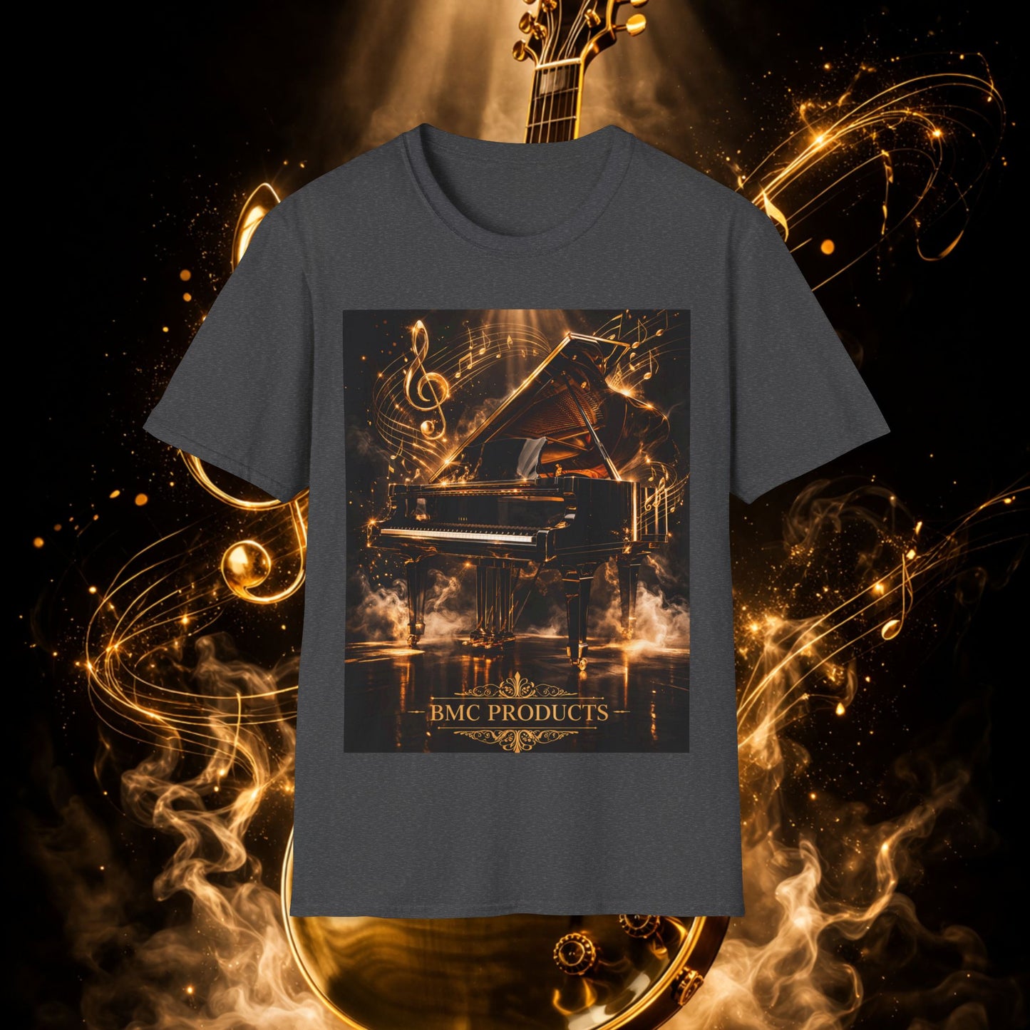 "Camiseta guitarra 🎸🔥Donde vibra una cuerda, nace una llamarada.” 🔥🎸