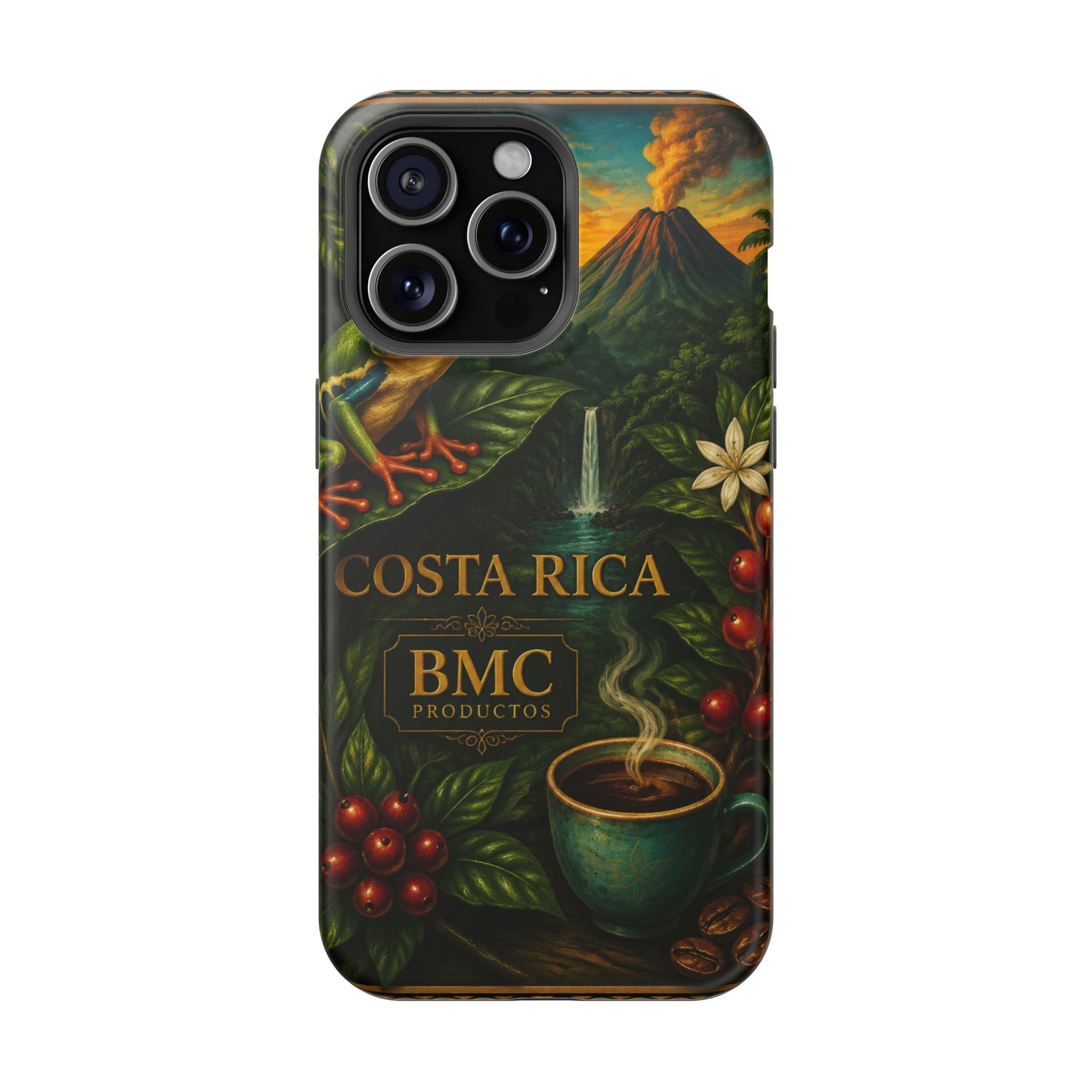 "Funda Magnética Reforzada Magnética Reforzada Costa Rica: Pura Vida entre Volcanes y Selvas 🌋🌴🦜"