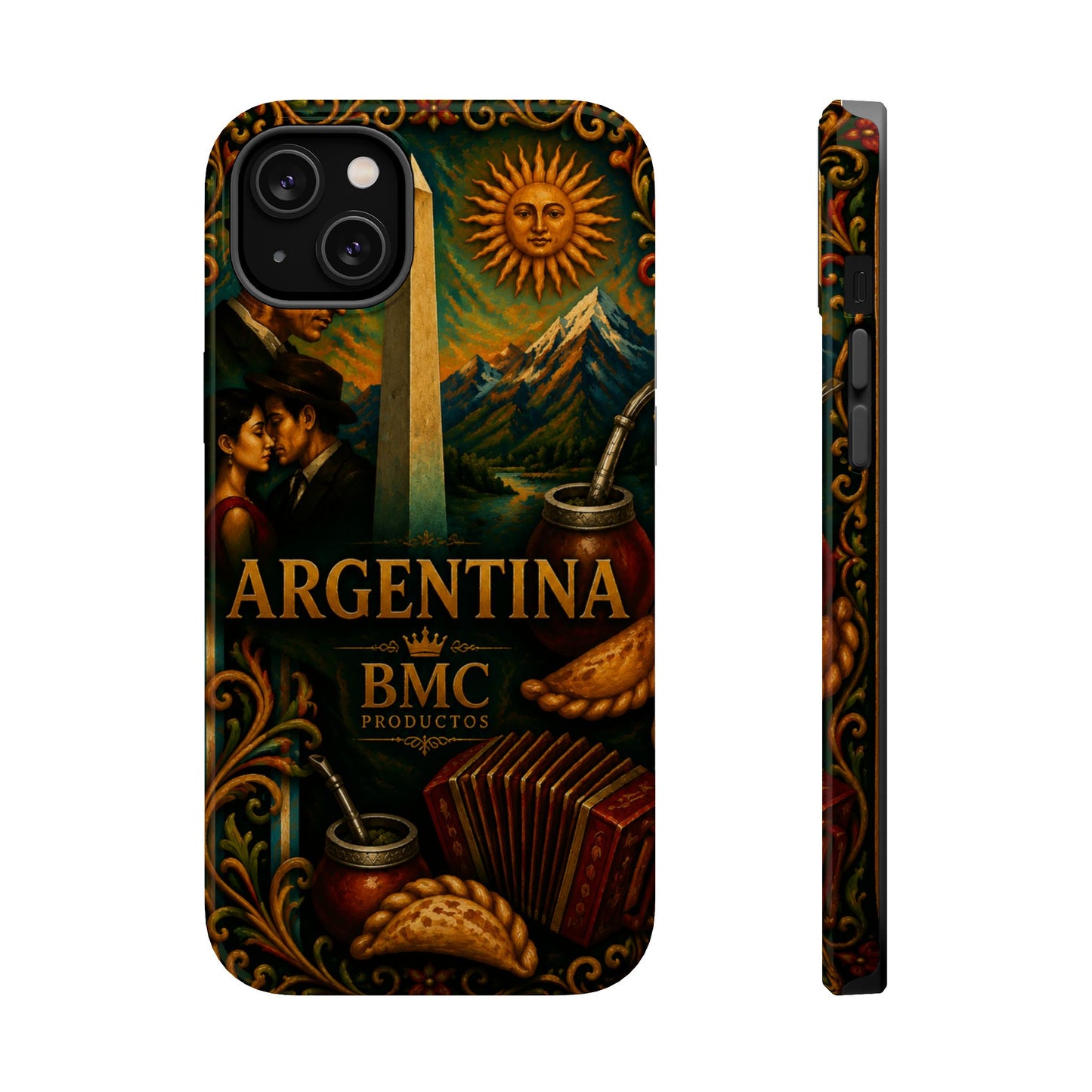 "Funda Magnética Reforzada Argentina: Pasión, Tradición y Tierra de Sueños🔥🏞️"