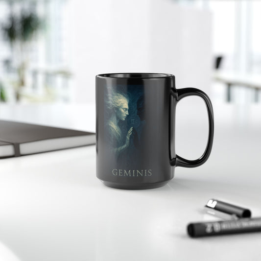 "Taza ♊ Géminis — Reflejo del alma dividida"