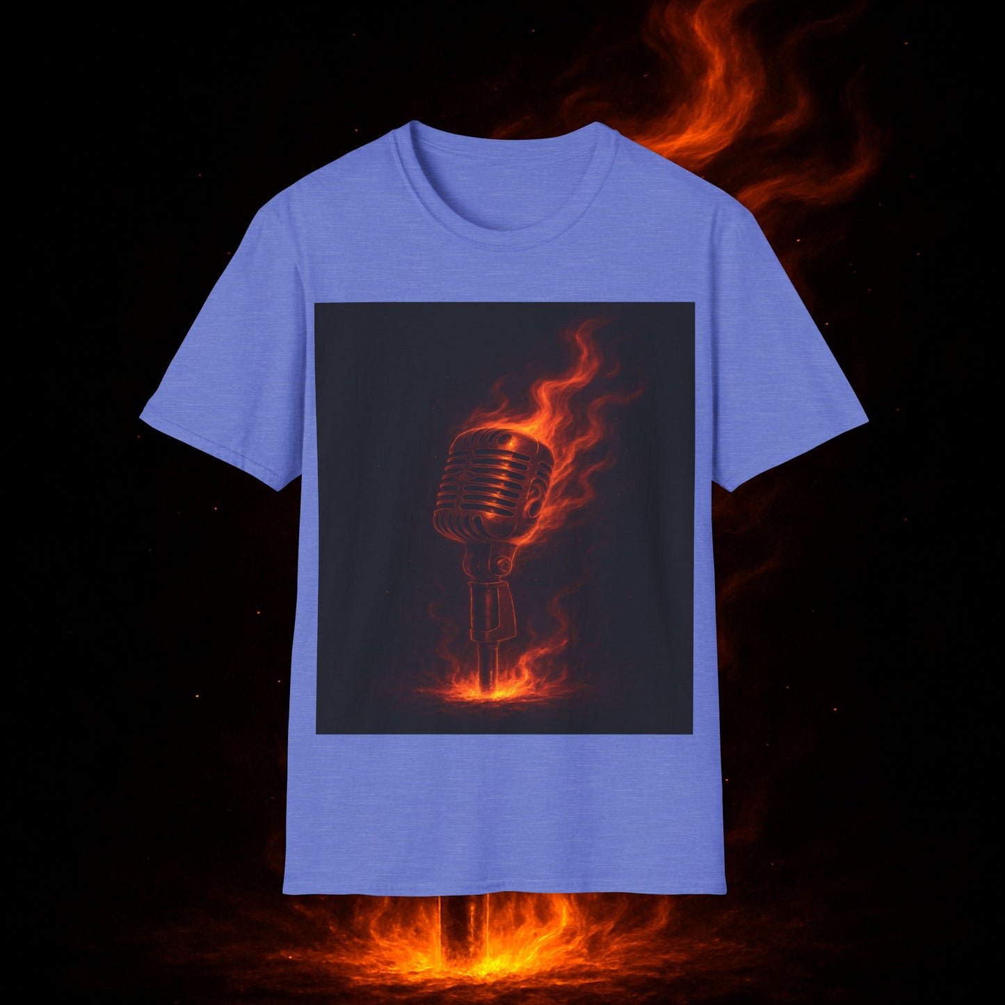 "Camiseta voz 🎤🔥Dilo con fuego. Cántalo con alma.” 🔥🎤