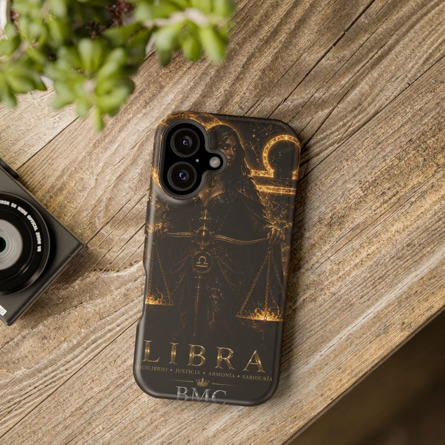 "Funda Magnética Reforzada libra– La Guardiana del Equilibrio"