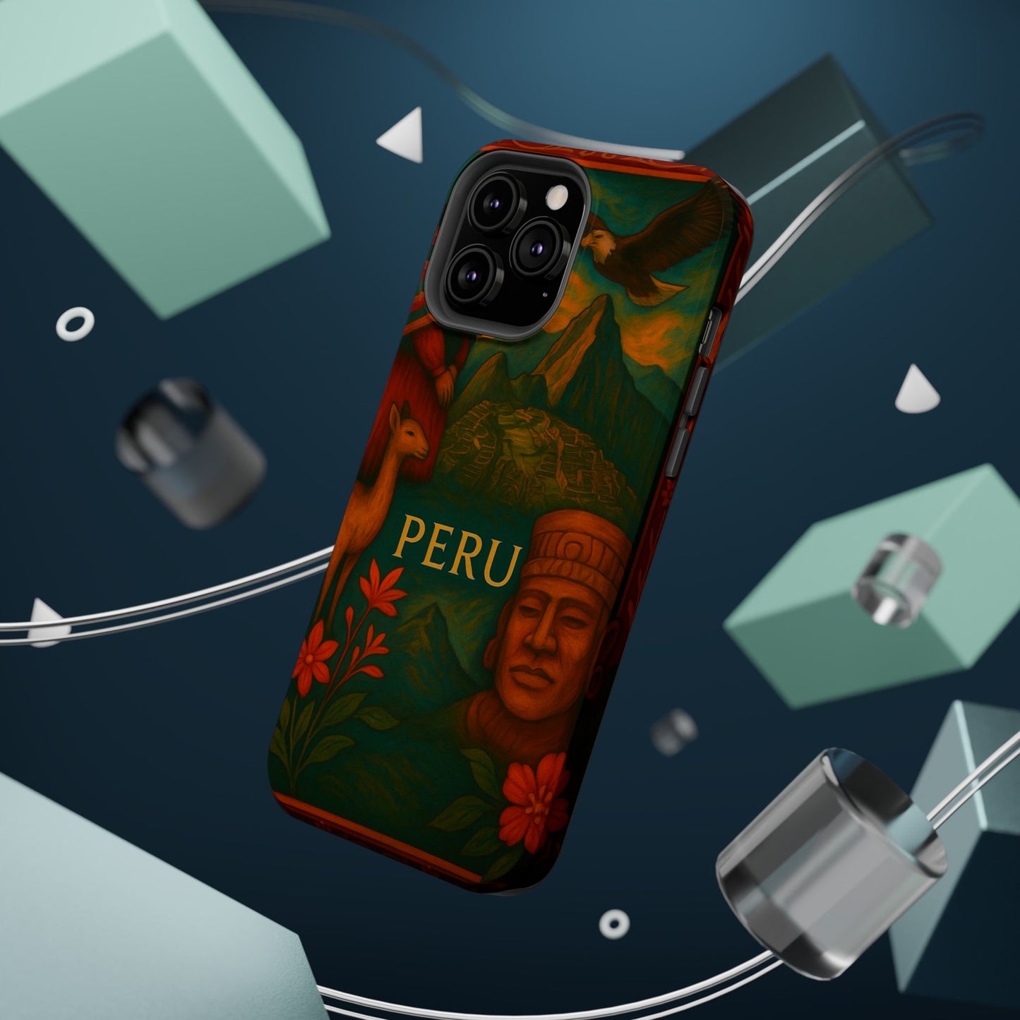 "Funda Magnética Reforzada Perú: Misticismo, Historia y Maravillas Eternas 🏔️🦙🛕"