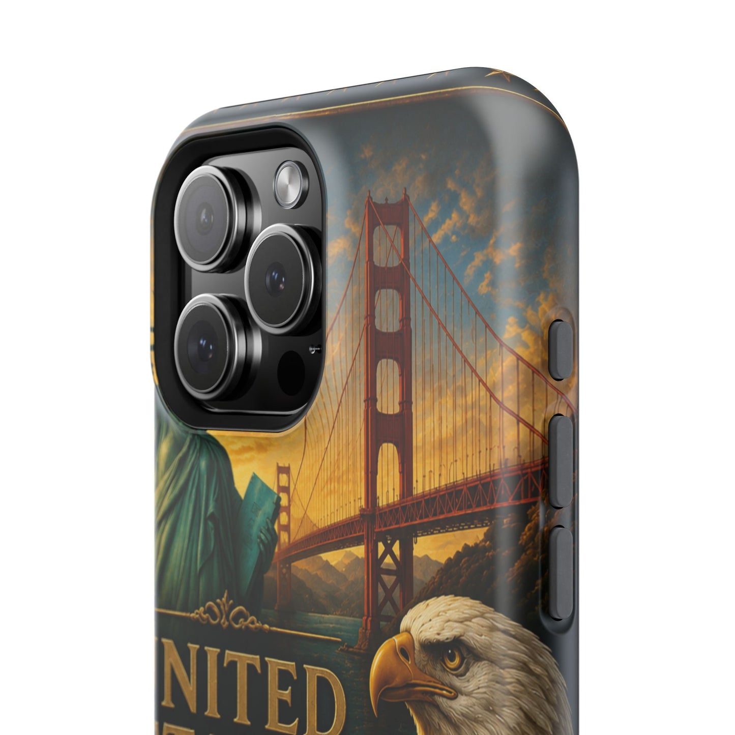 "Funda Magnética Reforzada Estados Unidos: Sueños, Libertad y Grandes Horizontes 🗽🏜️🌆"