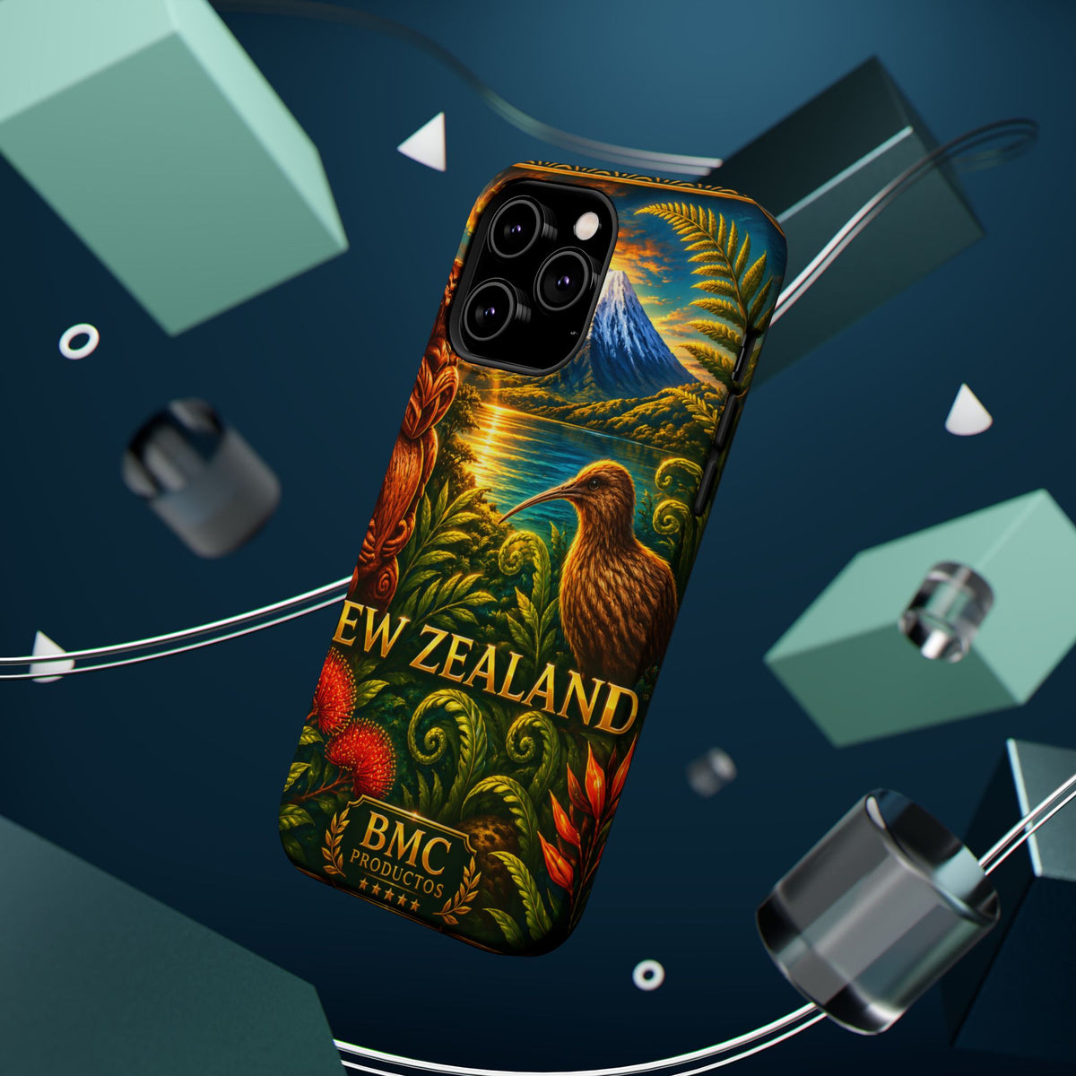 "New Zealand Reinforced Magnetic Case🏞️ – A paradise of nature and adventure"