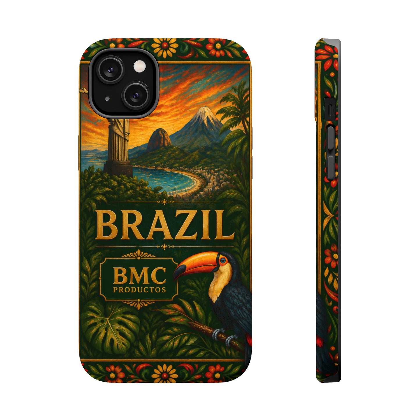 "Funda Magnética Reforzada Magnética Reforzada Brasil: Ritmo, Naturaleza y Alegría Infinita 🎶🌴🏖️"