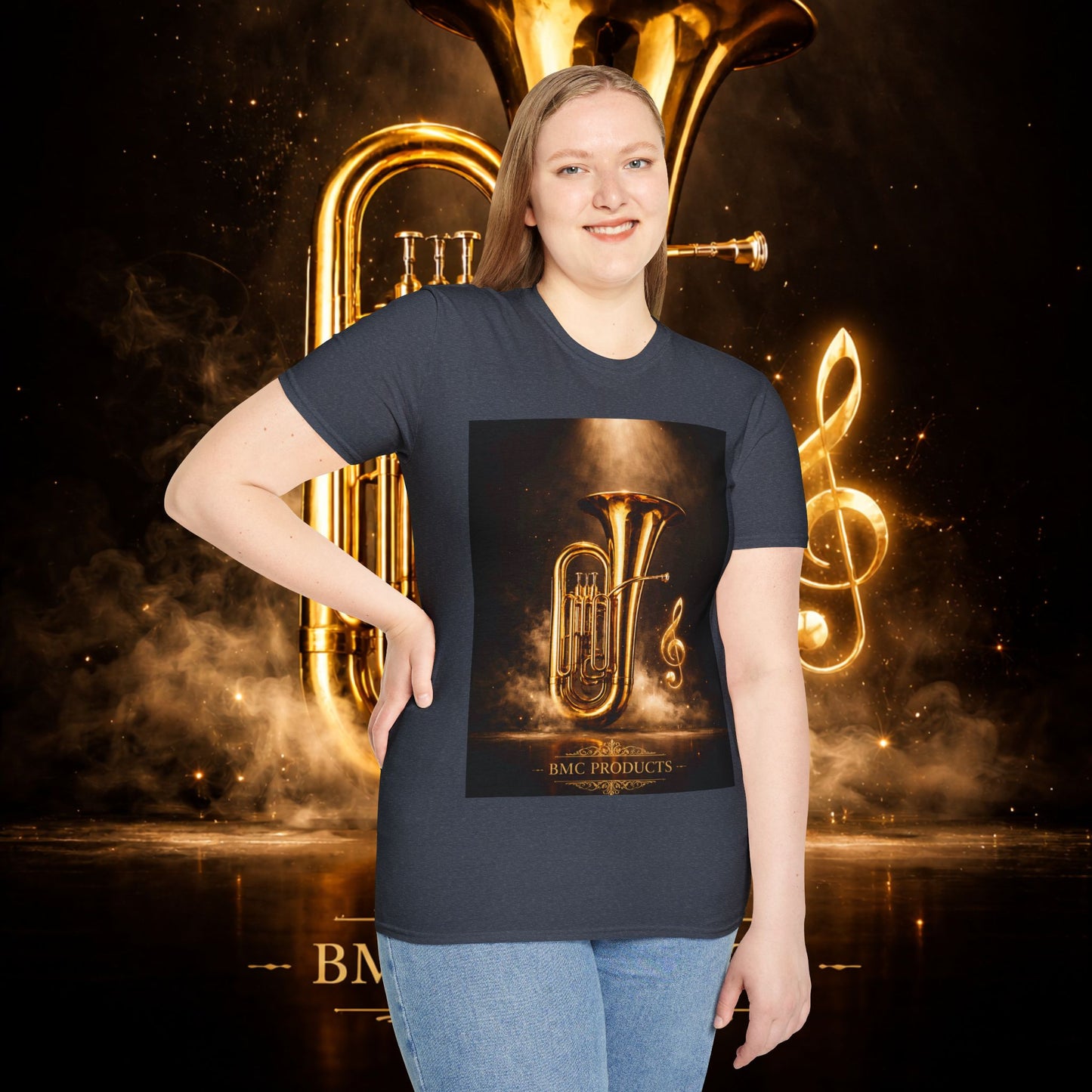 "Camiseta Tuba 🎺🔥 Cuando el alma suena, todo arde.”
