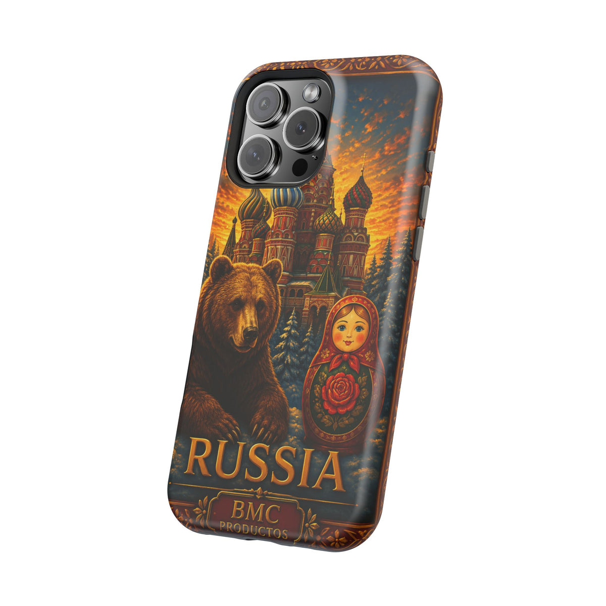"Reinforced Magnetic Case Russia❄️ – Land of history, mystery, and grandeur"