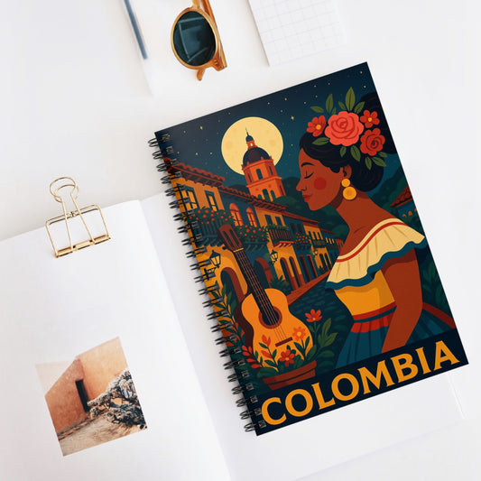 "libreta Colombia: Magia de Colores, Café y Tradición ☕🎨🌄"