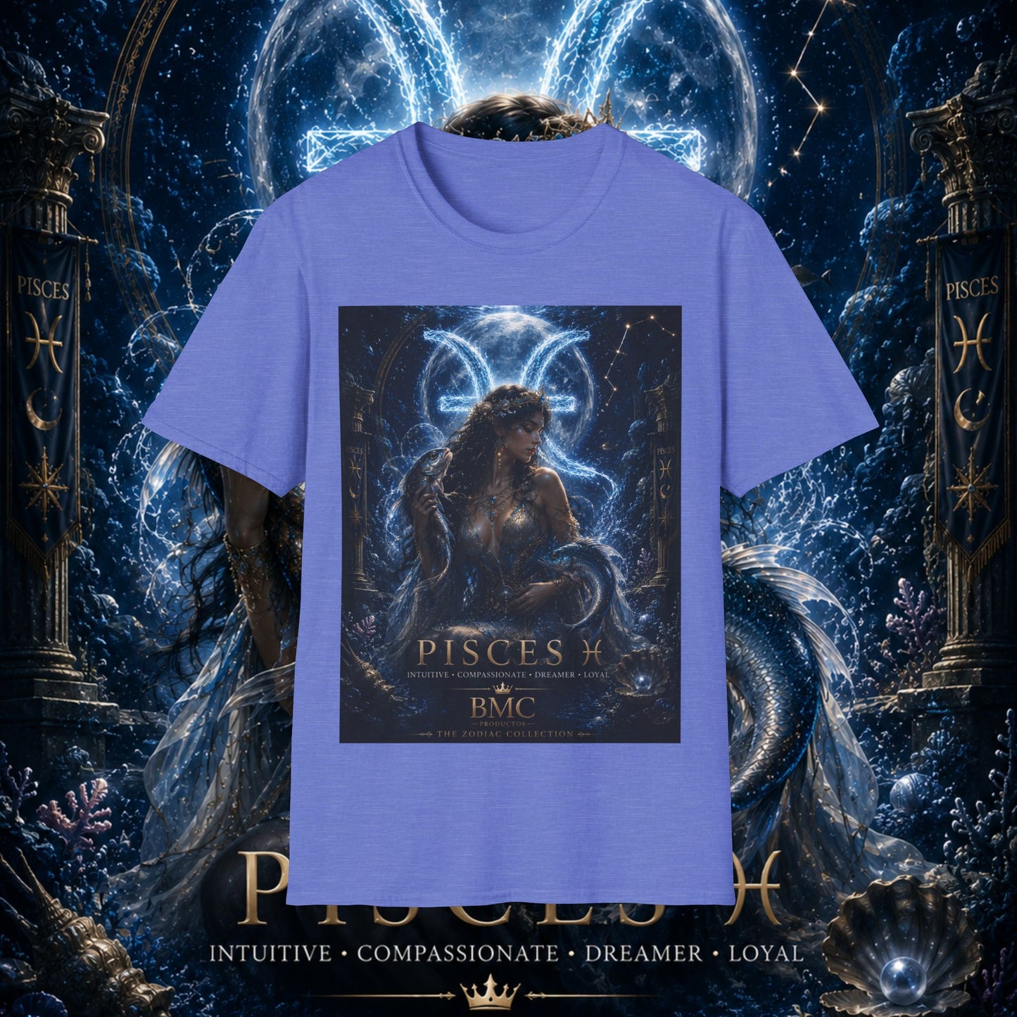 "Camiseta Piscis M — La Guardiana de las Profundidades"