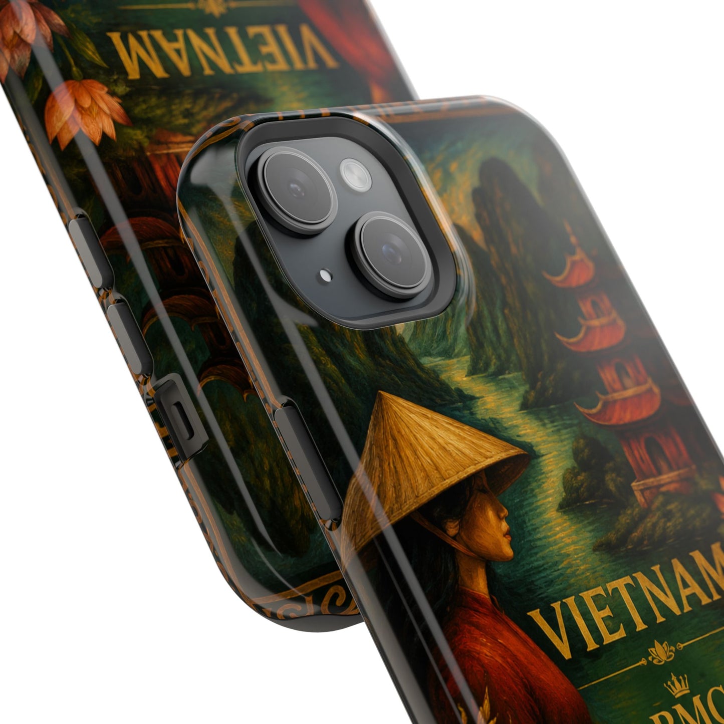 "Funda Magnética Reforzada Magnética Reforzada  Vietnam: Tradición, Naturaleza y Leyendas Ancestrales 🎋🏯🐉"