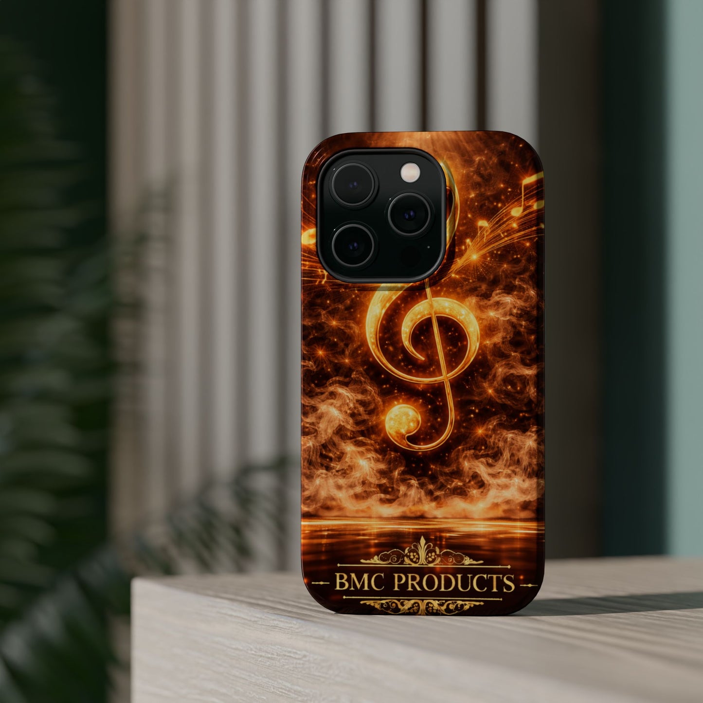 "Funda Magnética Reforzada Magnética Reforzada clave de sol 🎼🔥Donde nace una nota… nace una llama.” 🔥🎼