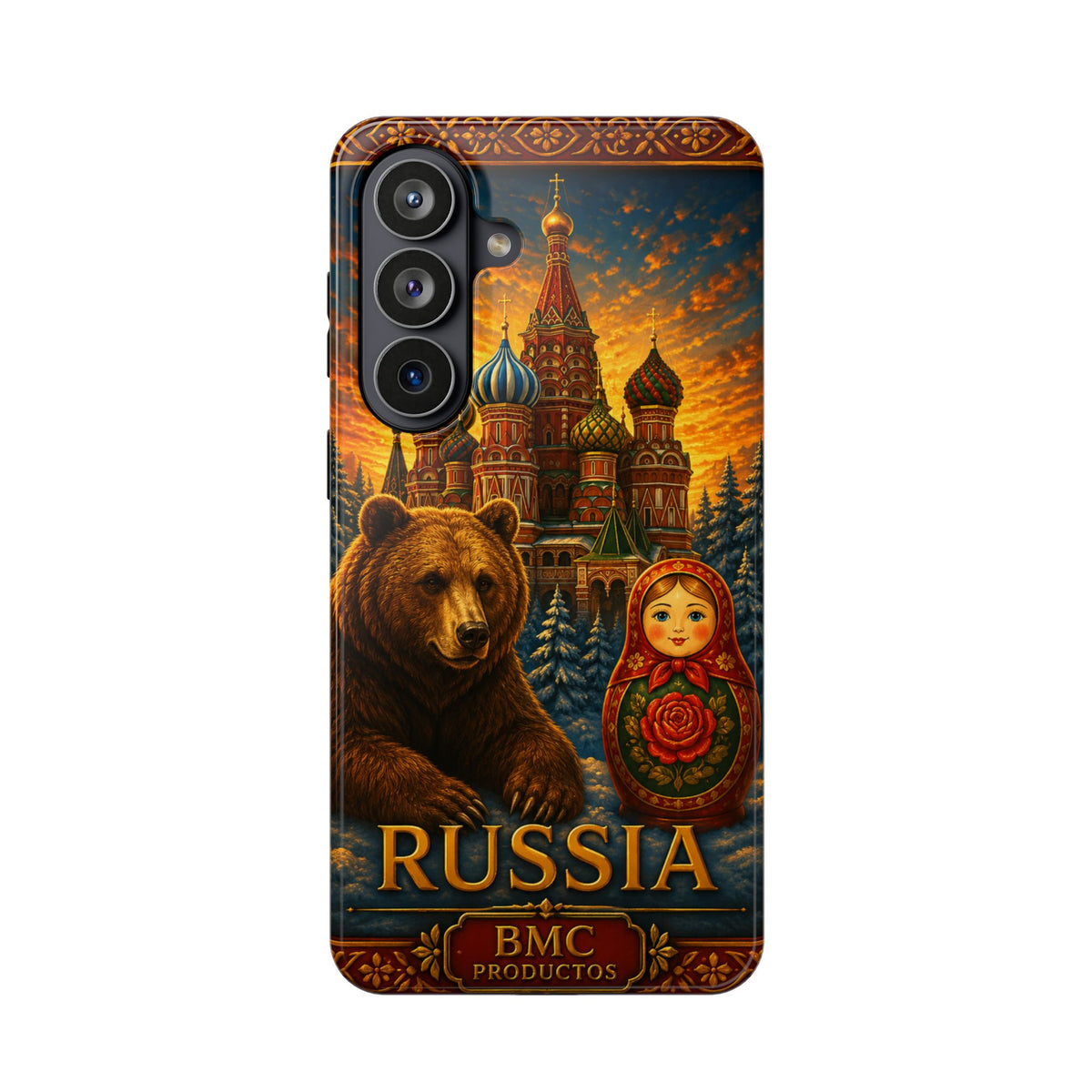 "Reinforced Magnetic Case Russia❄️ – Land of history, mystery, and grandeur"