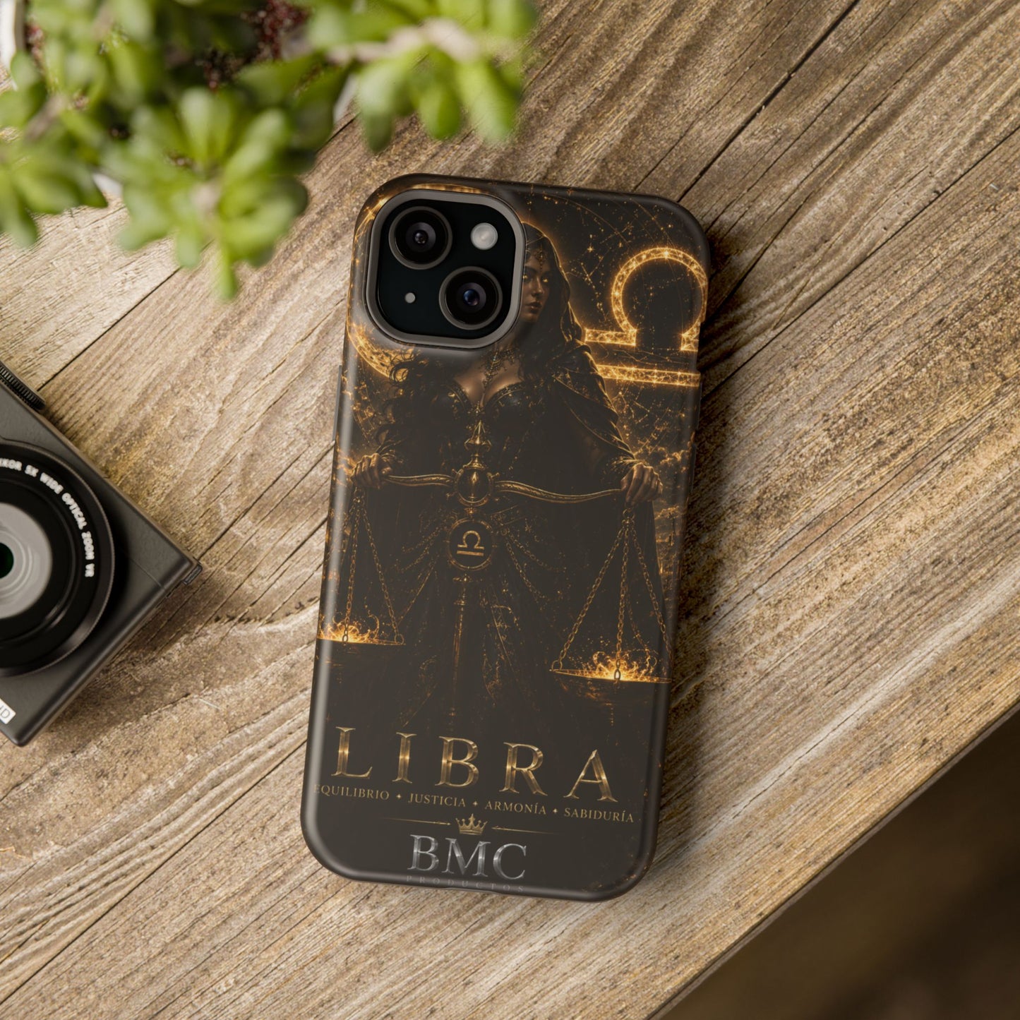 "Funda Magnética Reforzada libra– La Guardiana del Equilibrio"