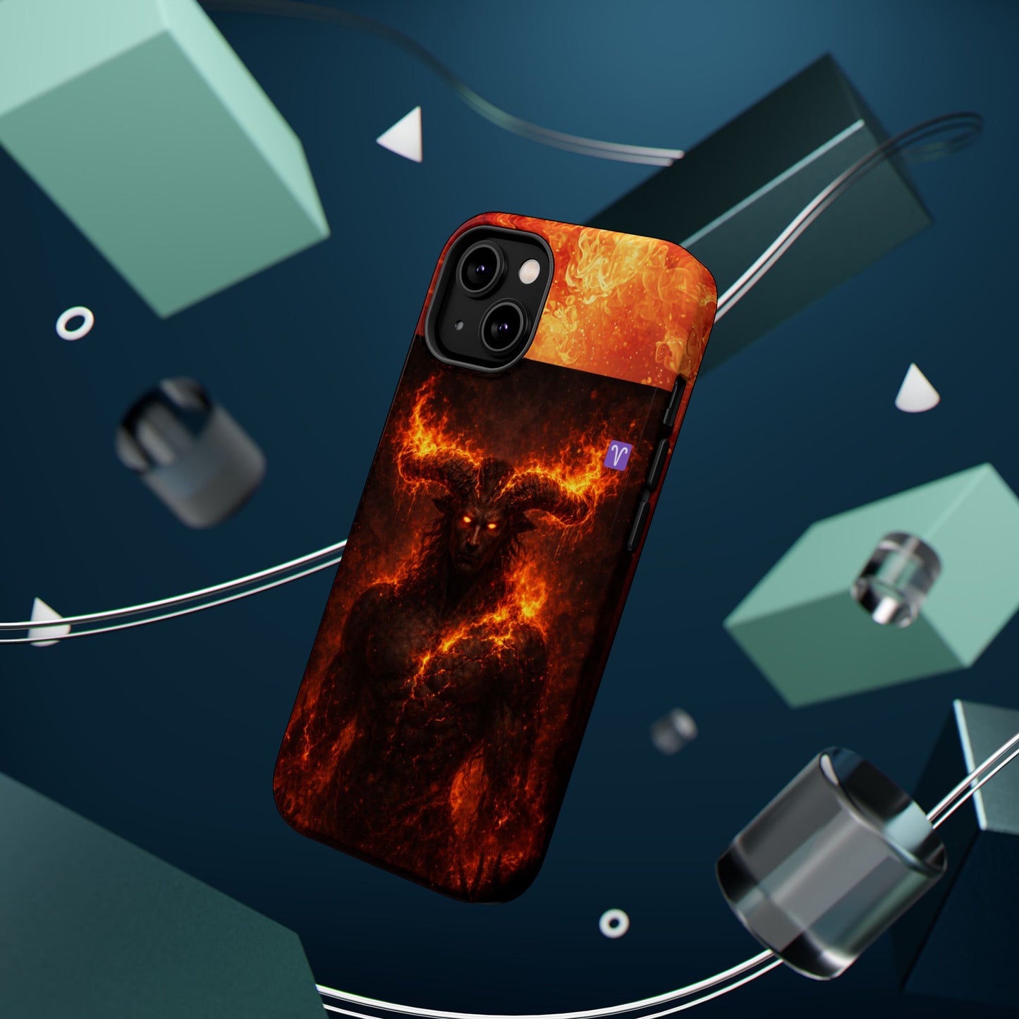 "Funda Magnética Reforzada ♈ Aries — Espíritu de fuego"