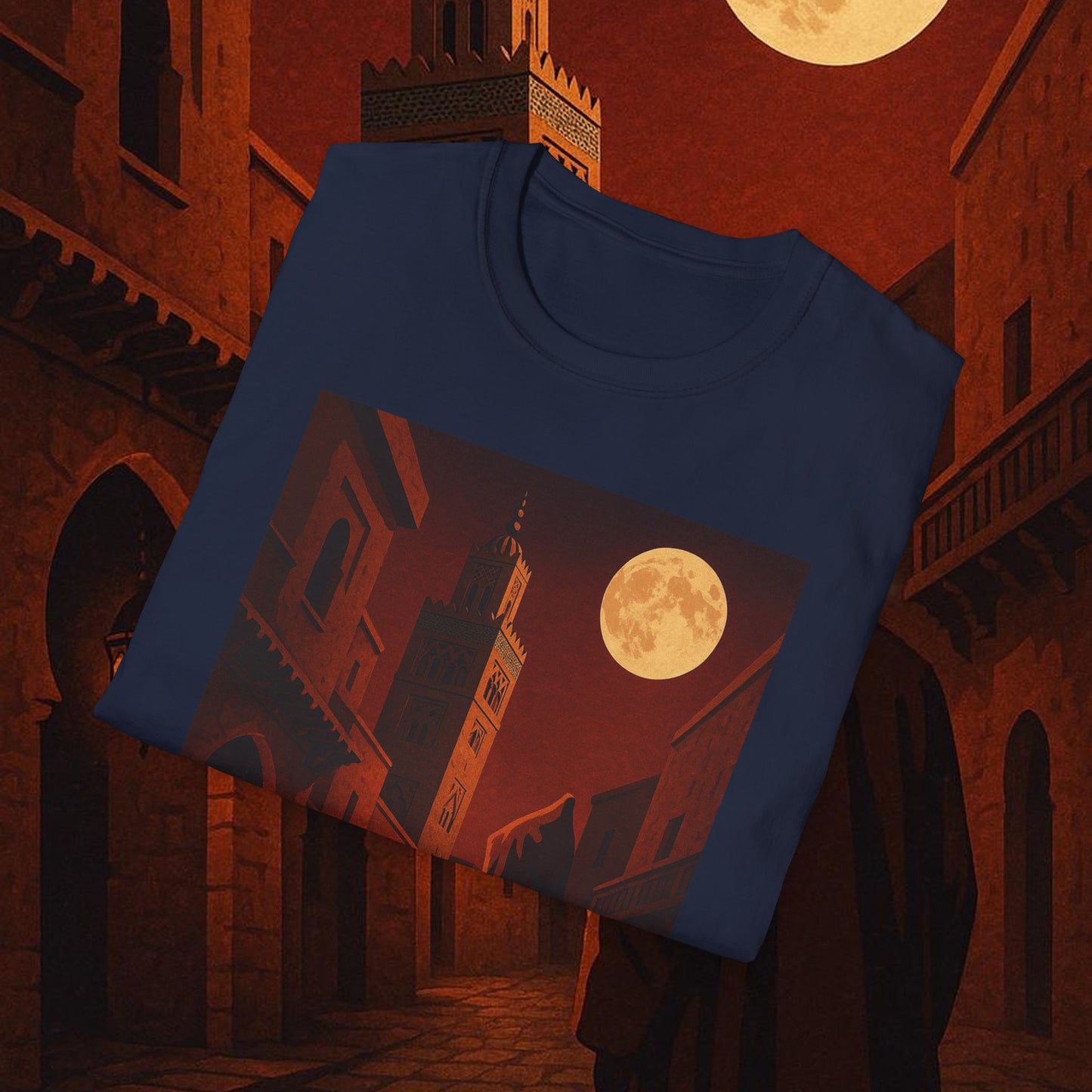 "Camiseta  Marruecos: Magia del Desierto y Ciudades de Mil Colores 🐪🏜️🕌"