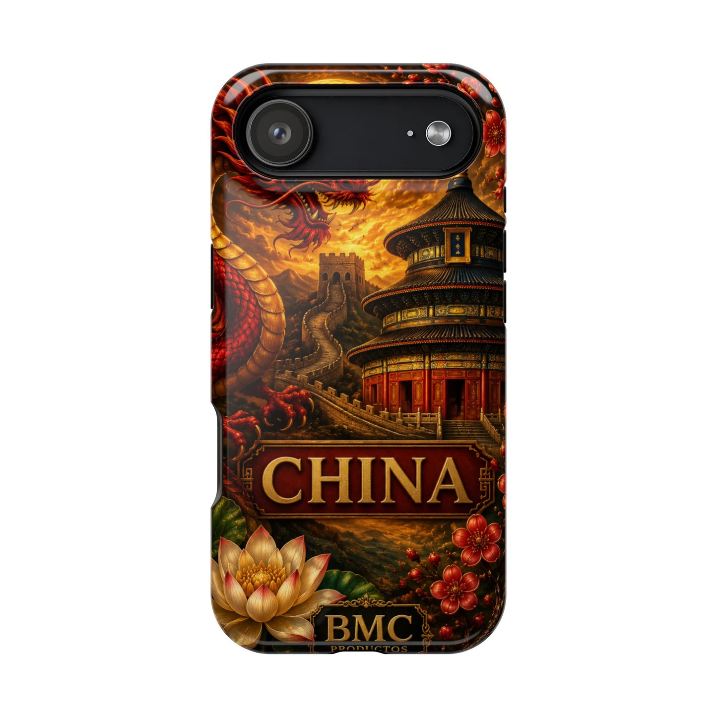 "Funda Magnética Reforzada Magnética Reforzada China – Dragones, murallas y leyendas eternas"