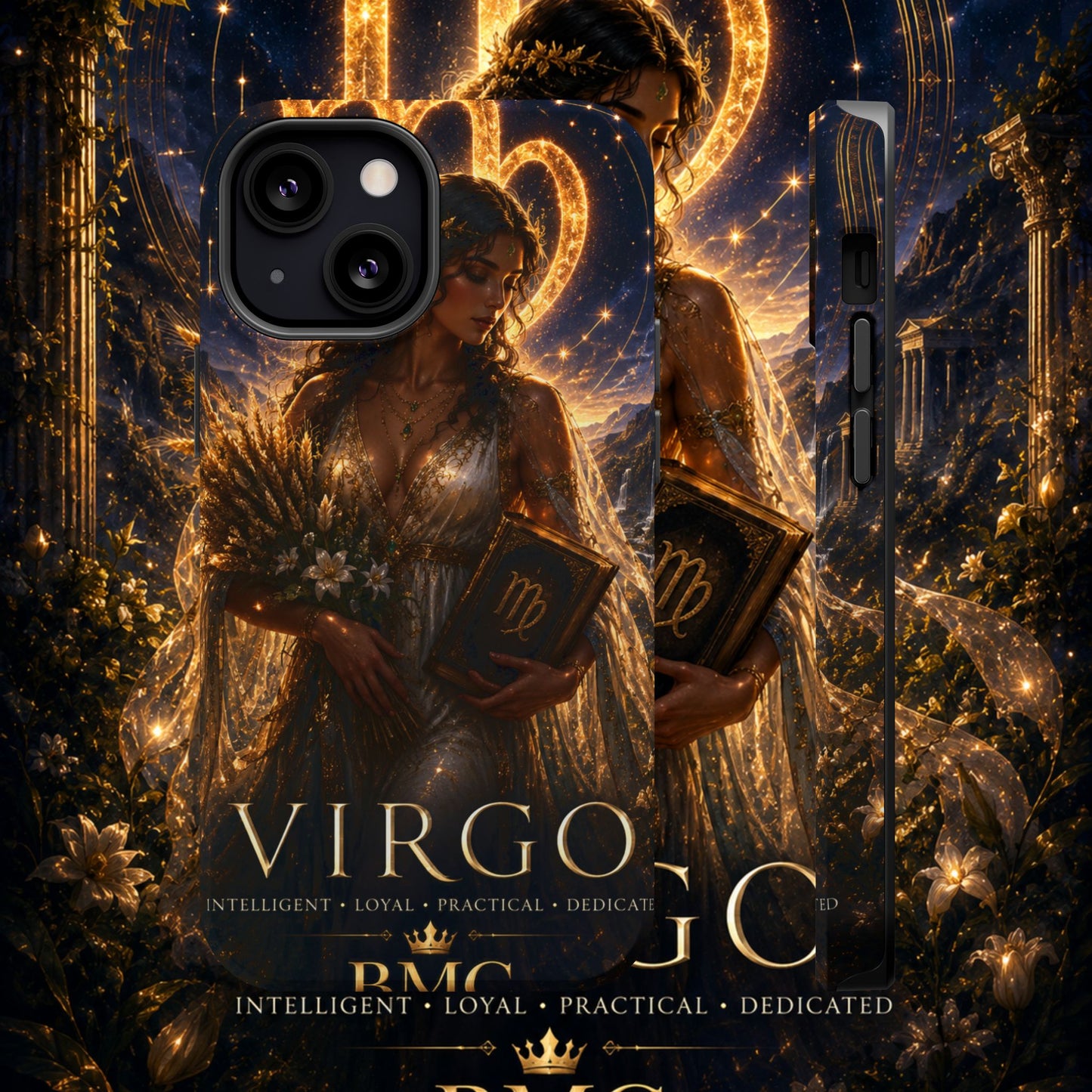 "Funda Magnética Reforzada ♍ Virgo-La Guardiana del Conocimiento"