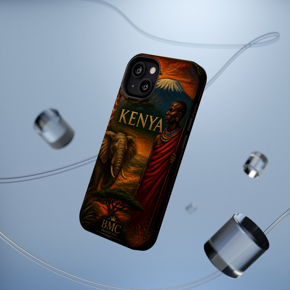"Reinforced Magnetic Case Kenya: Wild Adventure and Land of Infinite Horizons 🦁🌄🏕️"