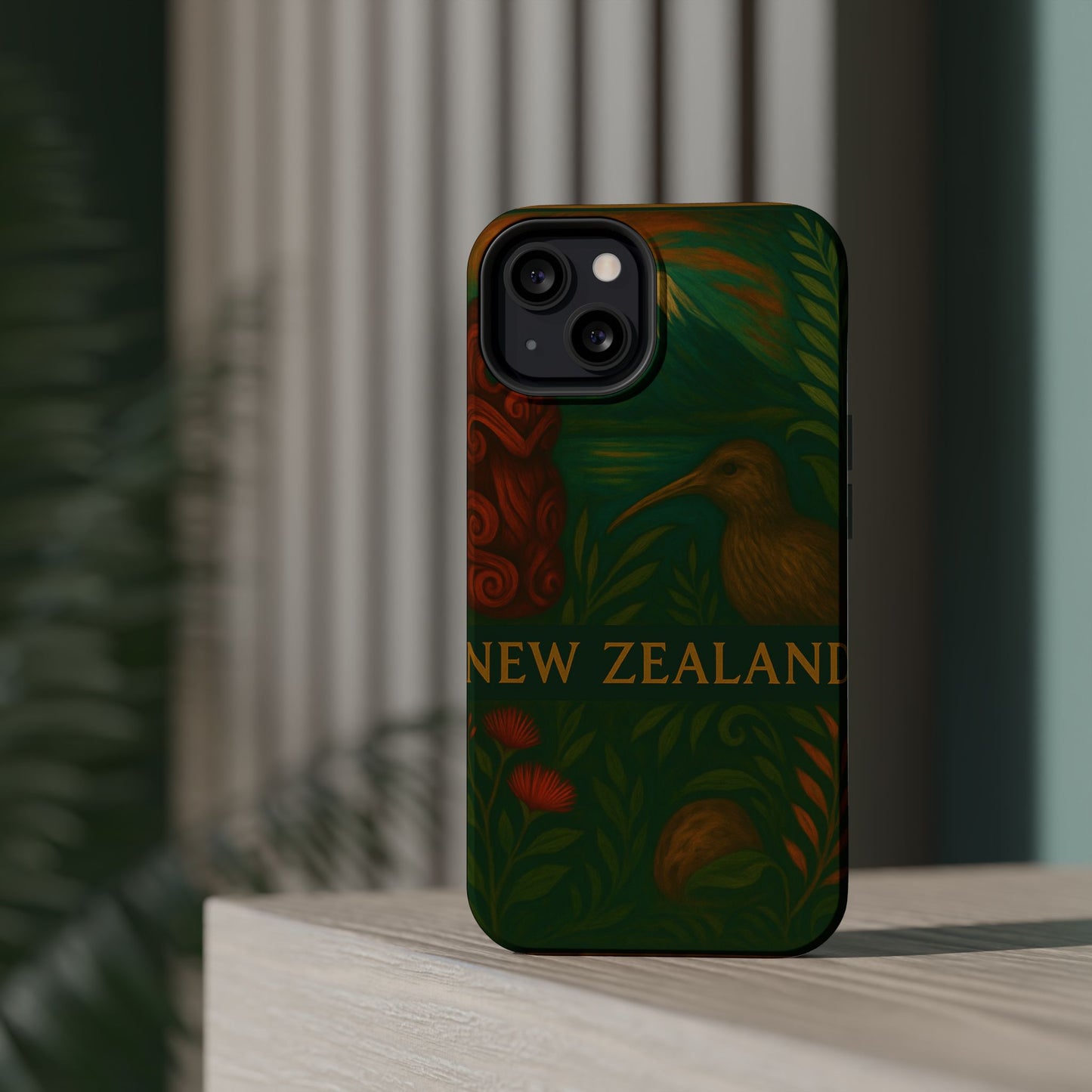 "Funda Magnética Reforzada Magnética Reforzada Nueva Zelanda🏞️ – El paraíso de la naturaleza y la aventura"
