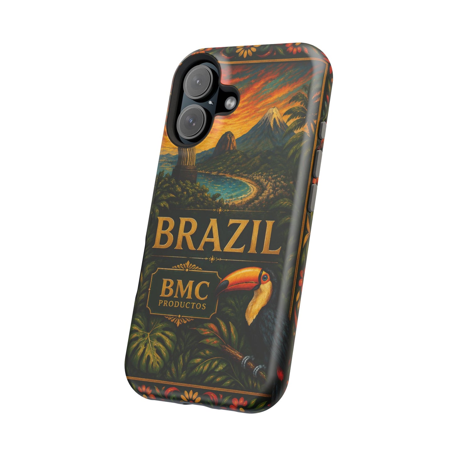 "Funda Magnética Reforzada Magnética Reforzada Brasil: Ritmo, Naturaleza y Alegría Infinita 🎶🌴🏖️"