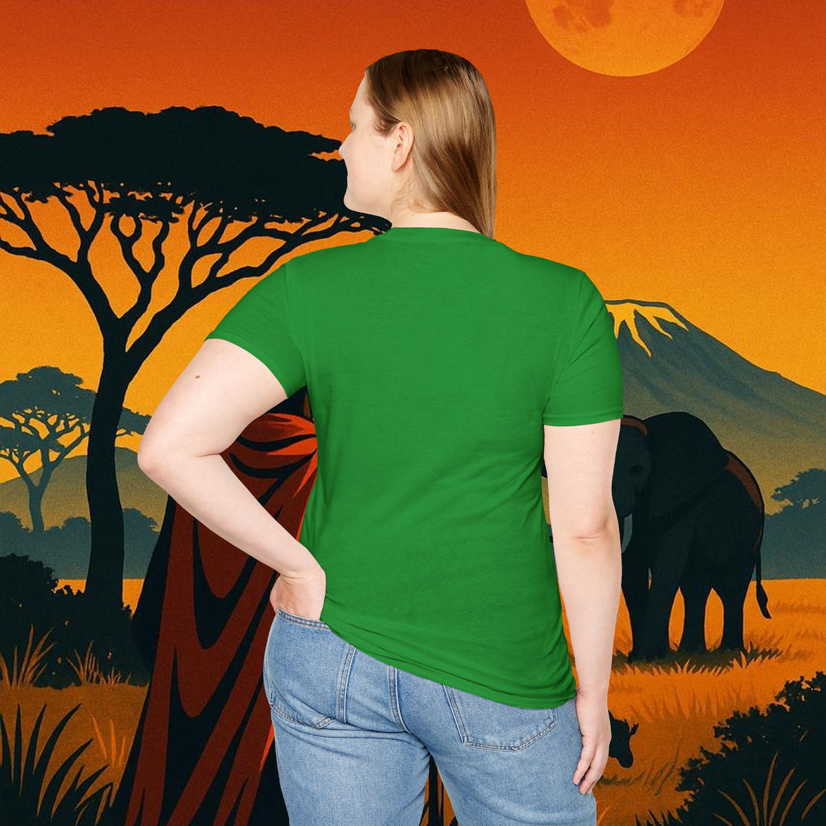 "Camiseta Kenia: Aventura Salvaje y Tierra de Horizontes Infinitos 🦁🌄🏕️"