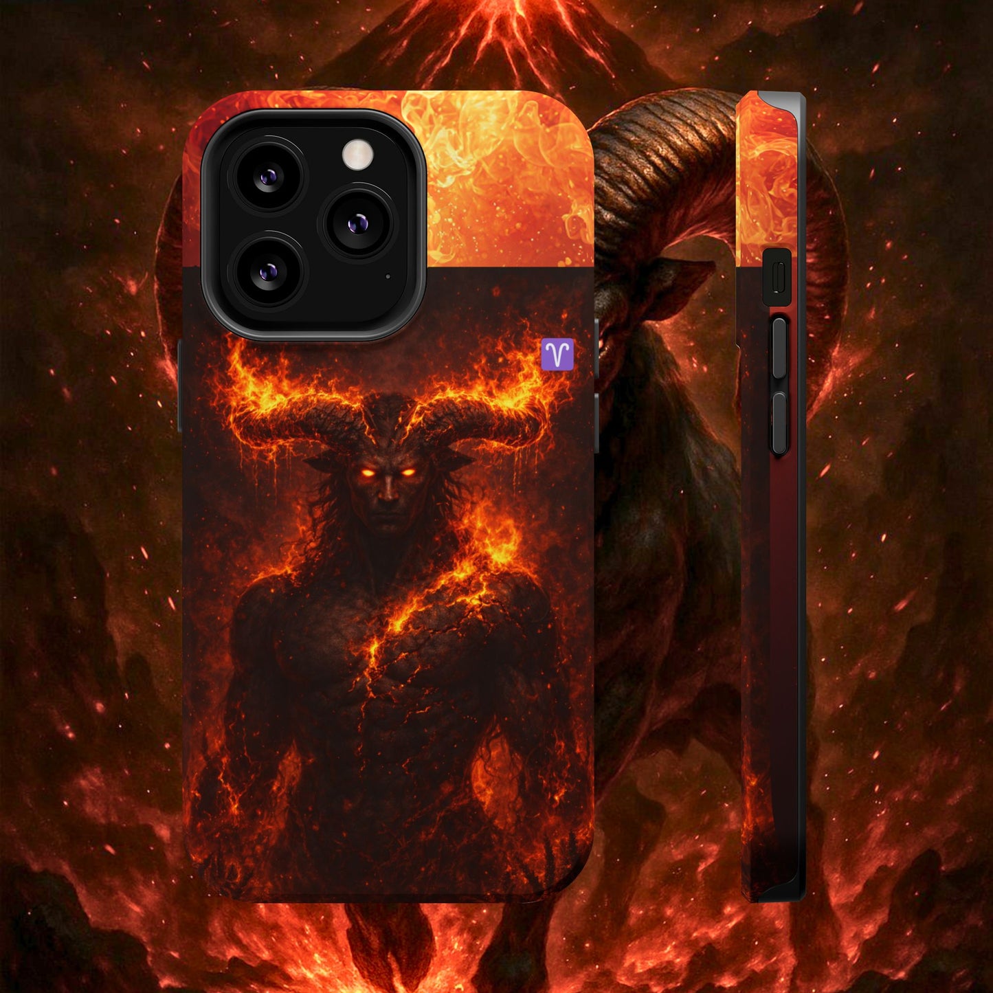 "Funda Magnética Reforzada ♈ Aries — Espíritu de fuego"