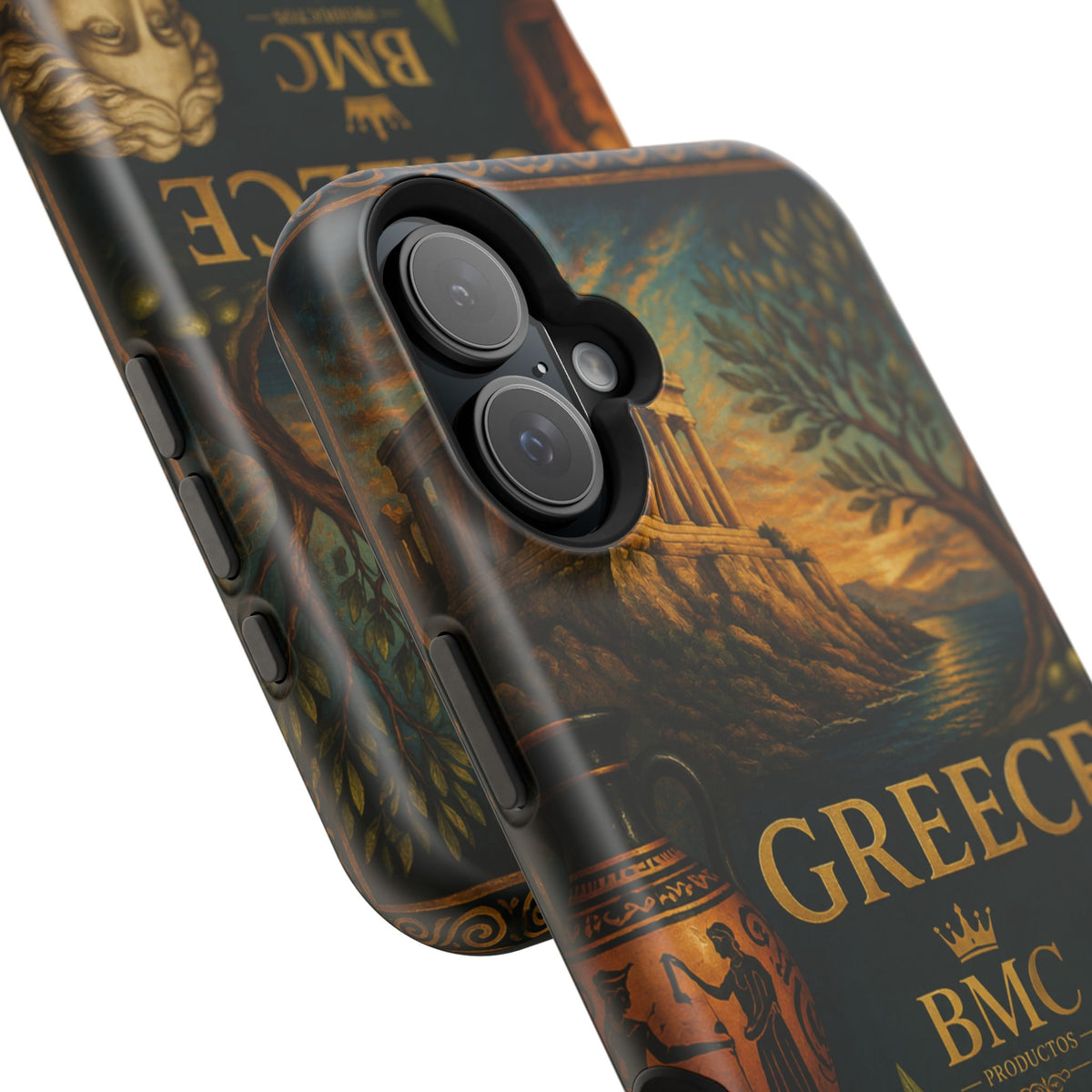 "Funda Magnética Reforzada Magnética Reforzada Grecia: Cuna de Dioses, Maravillas y Filosofía 🌊🏛️⚡"