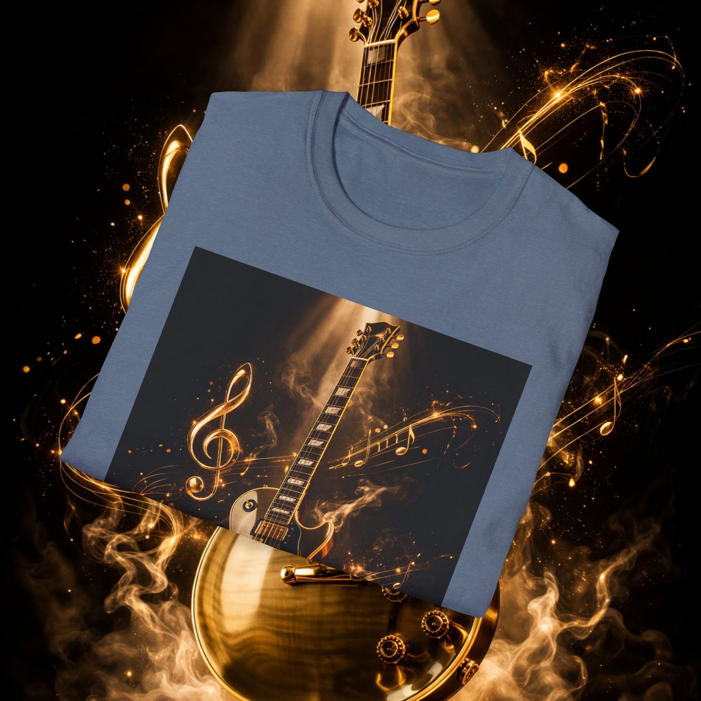 "Camiseta guitarra 🎸🔥Donde vibra una cuerda, nace una llamarada.” 🔥🎸