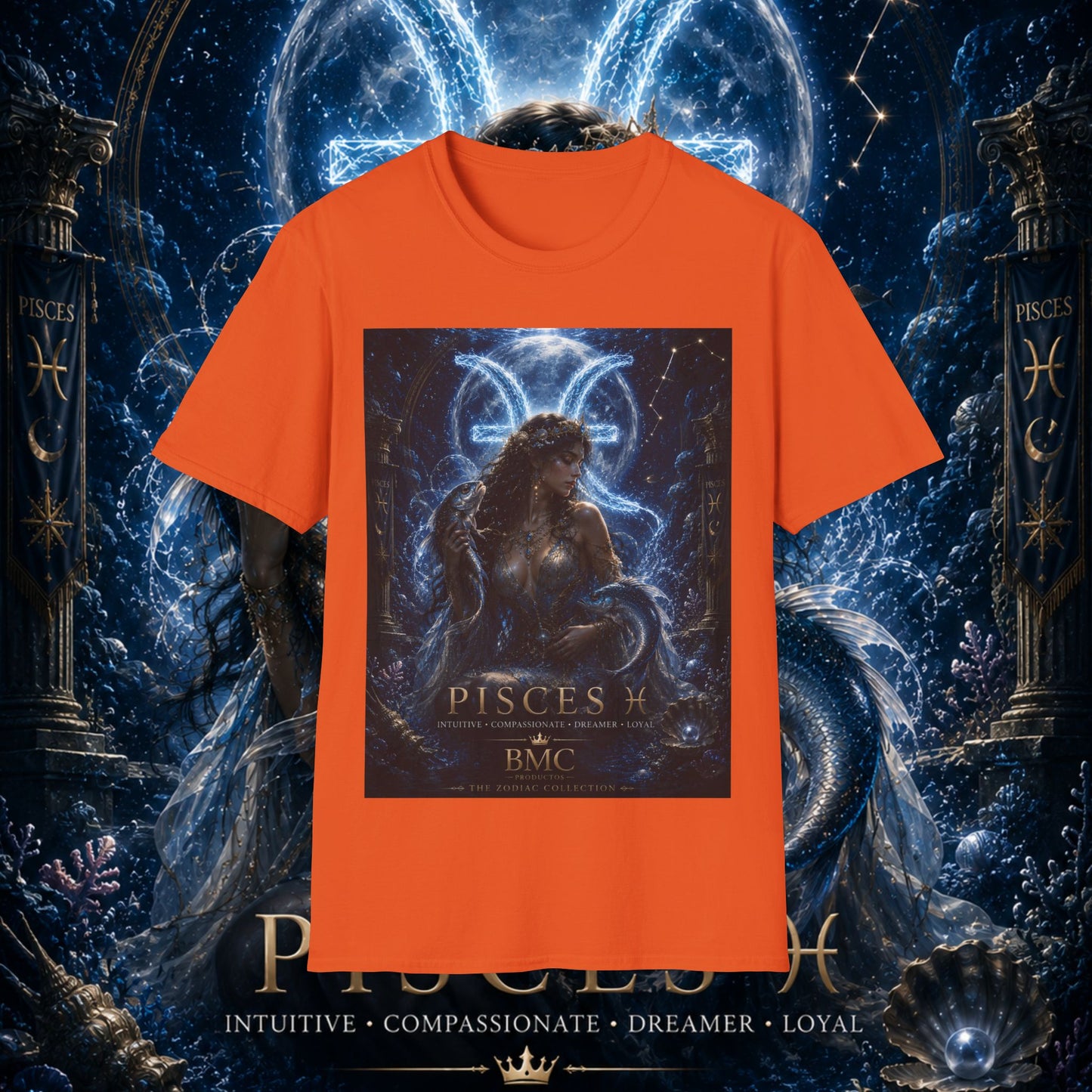 "Camiseta Piscis M — La Guardiana de las Profundidades"