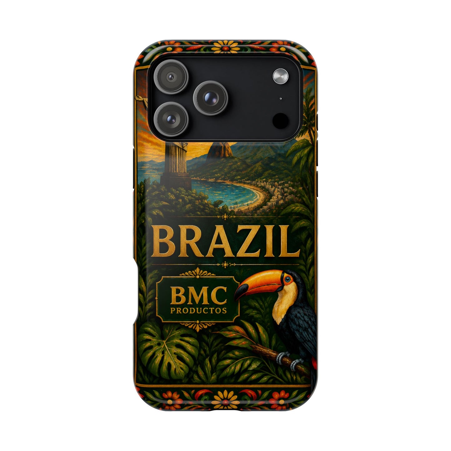 "Funda Magnética Reforzada Magnética Reforzada Brasil: Ritmo, Naturaleza y Alegría Infinita 🎶🌴🏖️"
