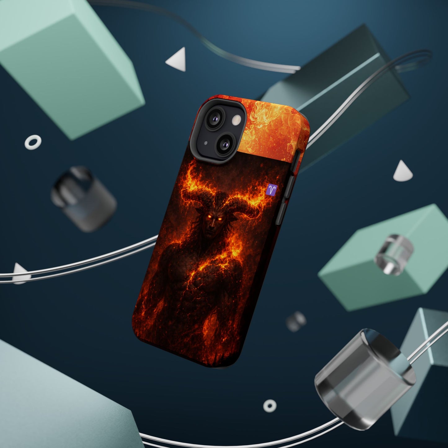 "Funda Magnética Reforzada ♈ Aries — Espíritu de fuego"