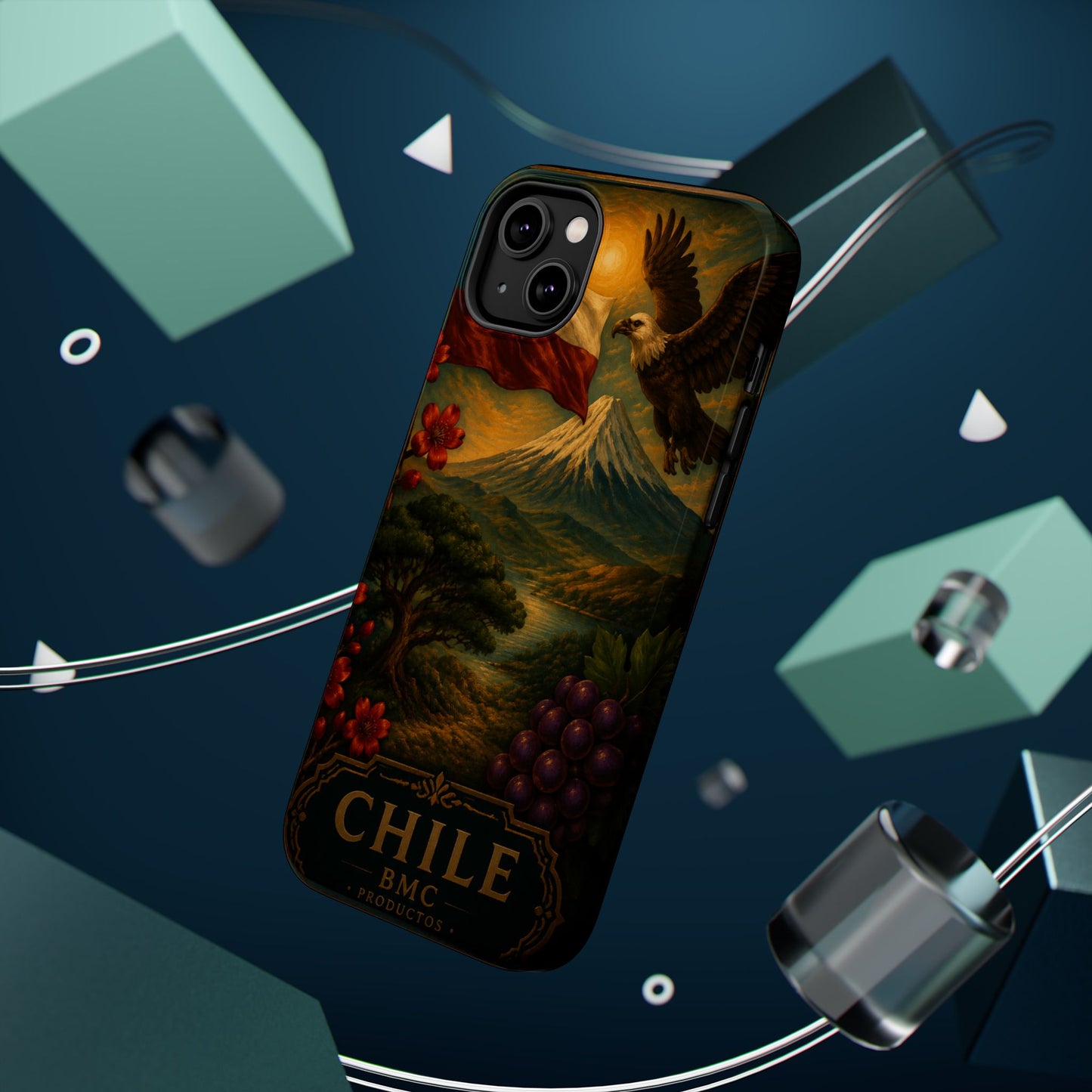 "Funda Magnética Reforzada Magnética Reforzada Chile: Naturaleza Indómita y Horizontes Eternos 🏔️🍇🏜️"