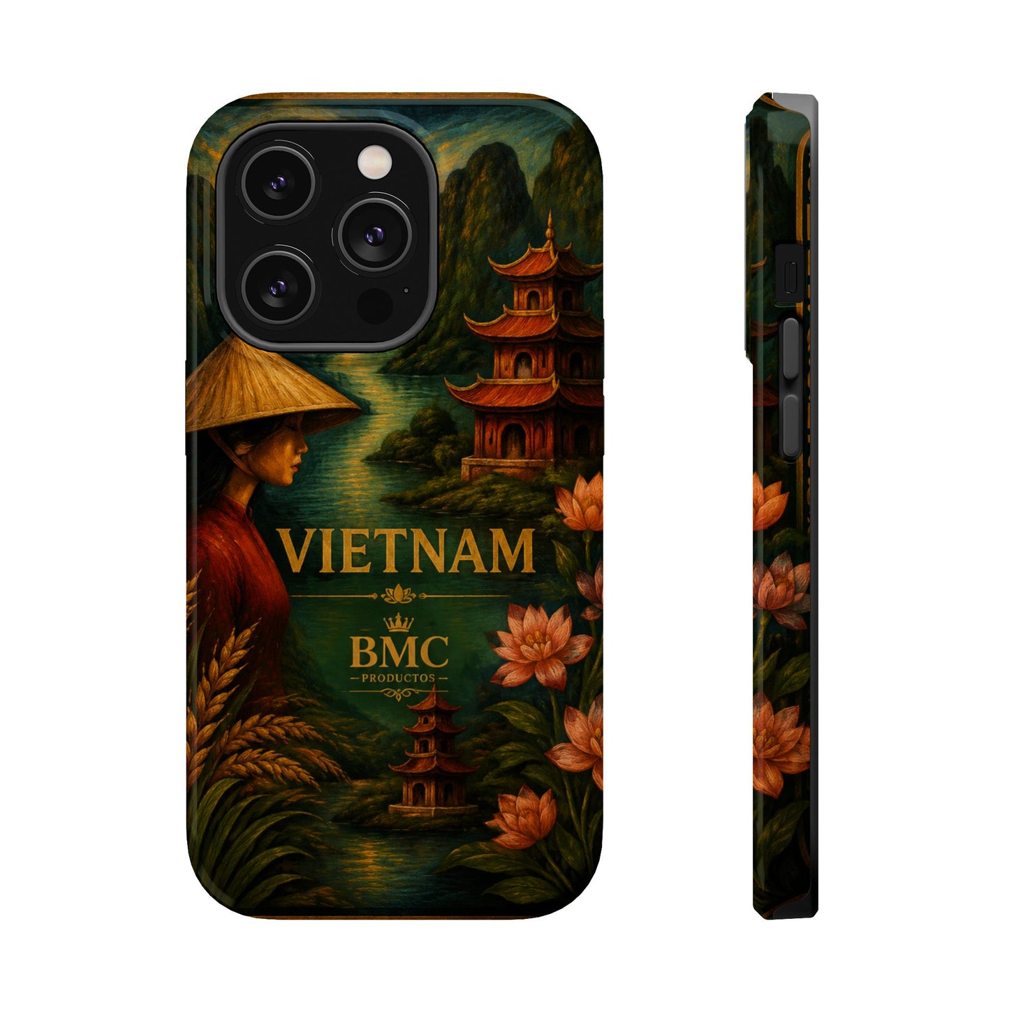 "Funda Magnética Reforzada Magnética Reforzada  Vietnam: Tradición, Naturaleza y Leyendas Ancestrales 🎋🏯🐉"