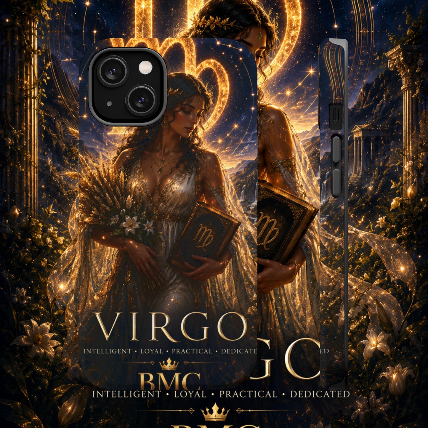 "Funda Magnética Reforzada ♍ Virgo-La Guardiana del Conocimiento"