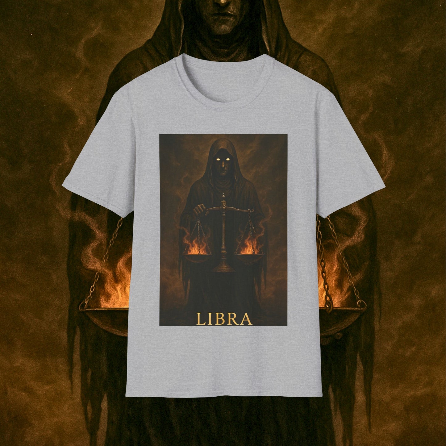 "Camiseta LIBRA – El Guardián del Equilibrio"