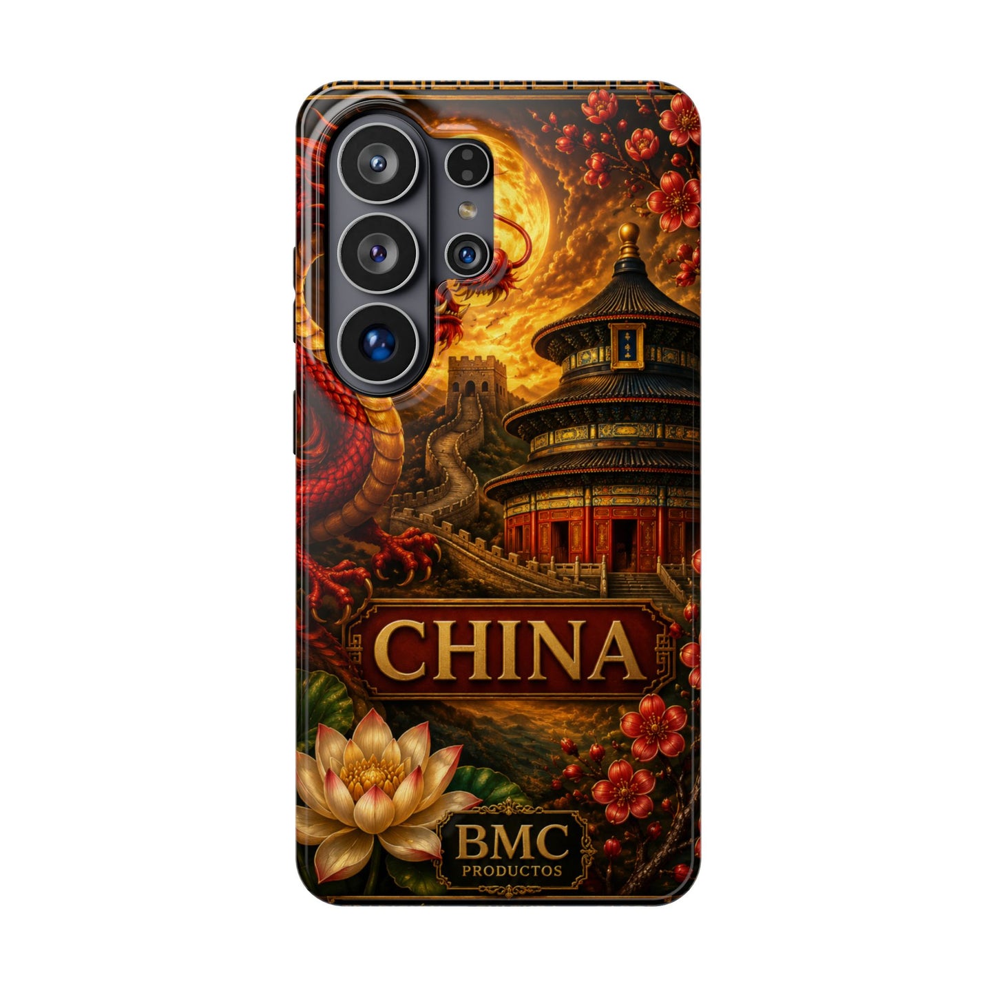 "Funda Magnética Reforzada Magnética Reforzada China – Dragones, murallas y leyendas eternas"