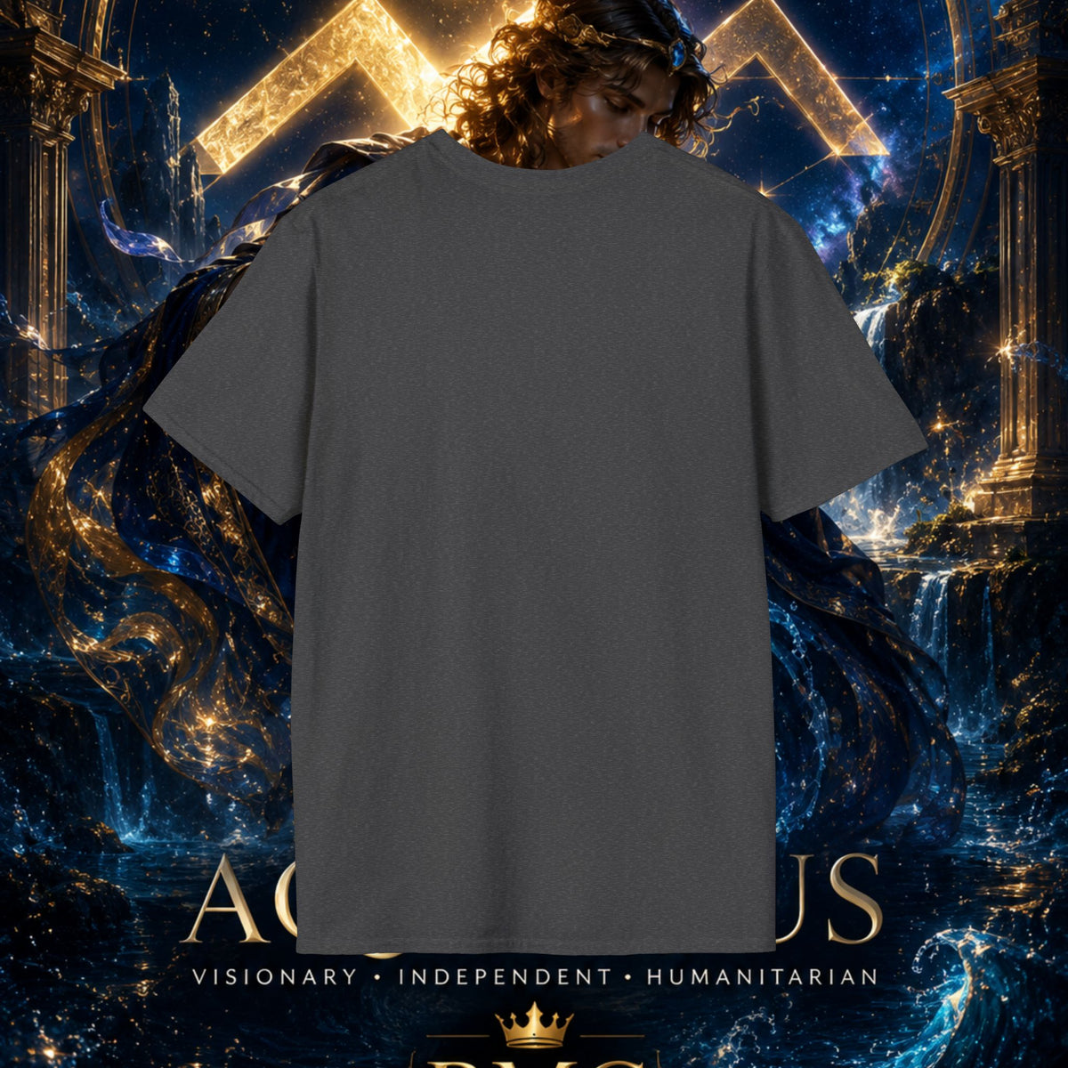 "Camiseta ♒ ACUARIO – El Visionario del Cielo y el Agua"