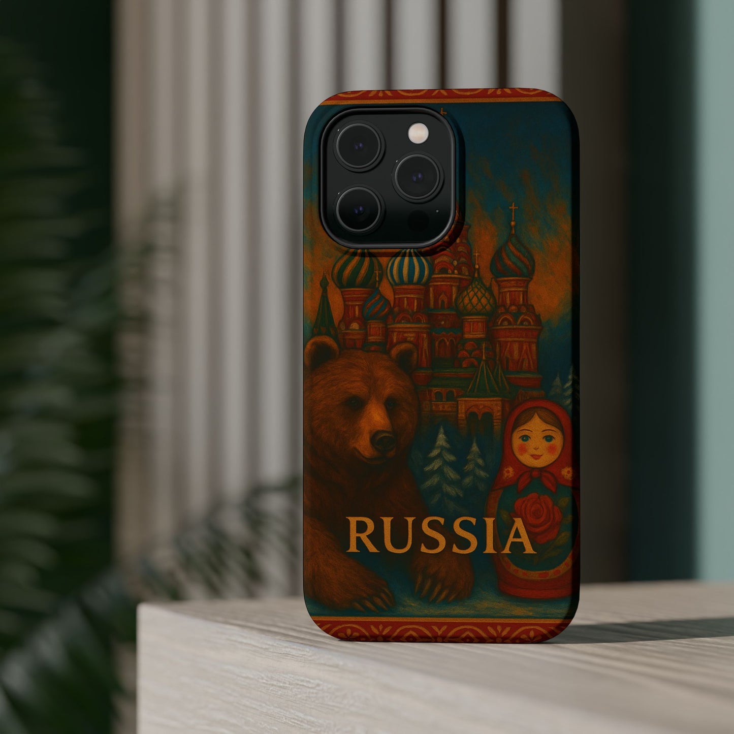 "Reinforced Magnetic Case Russia❄️ – Land of history, mystery, and grandeur"
