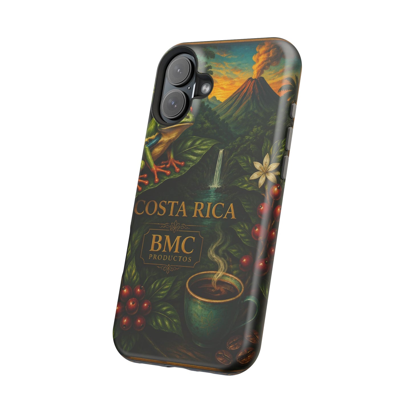 "Funda Magnética Reforzada Magnética Reforzada Costa Rica: Pura Vida entre Volcanes y Selvas 🌋🌴🦜"