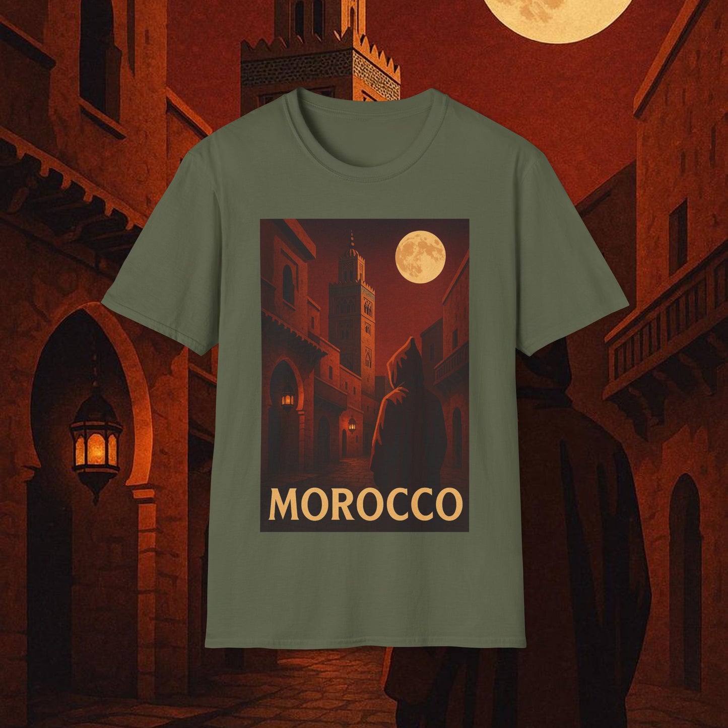 "Camiseta  Marruecos: Magia del Desierto y Ciudades de Mil Colores 🐪🏜️🕌"