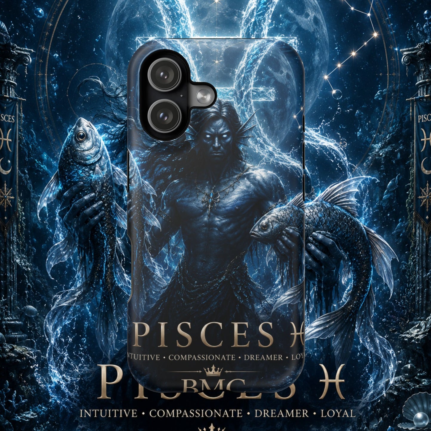 "Funda Magnética Reforzada Piscis — El Guardián de las Profundidades"