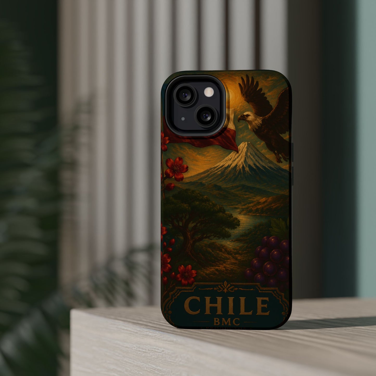 "Funda Magnética Reforzada Magnética Reforzada Chile: Naturaleza Indómita y Horizontes Eternos 🏔️🍇🏜️"