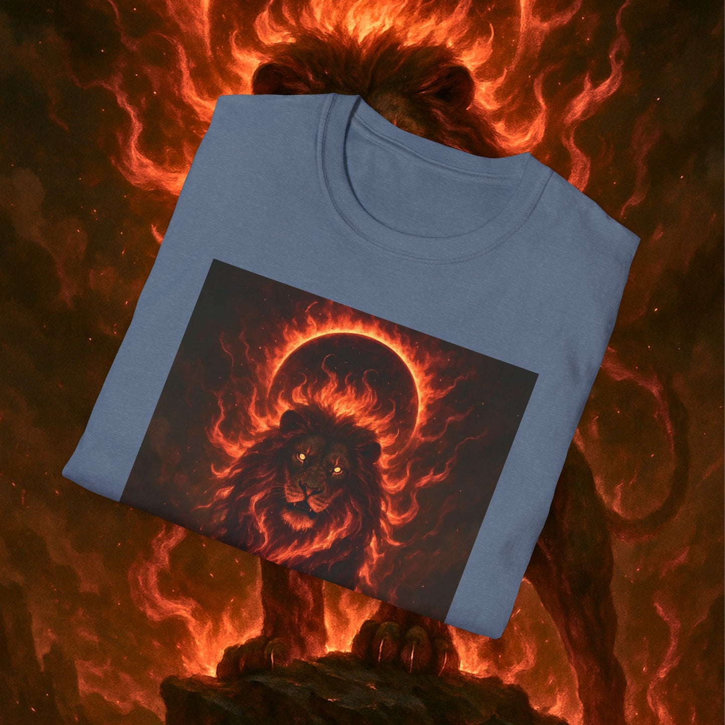 "Camiseta ♌ Leo — Soberano del fuego eterno"